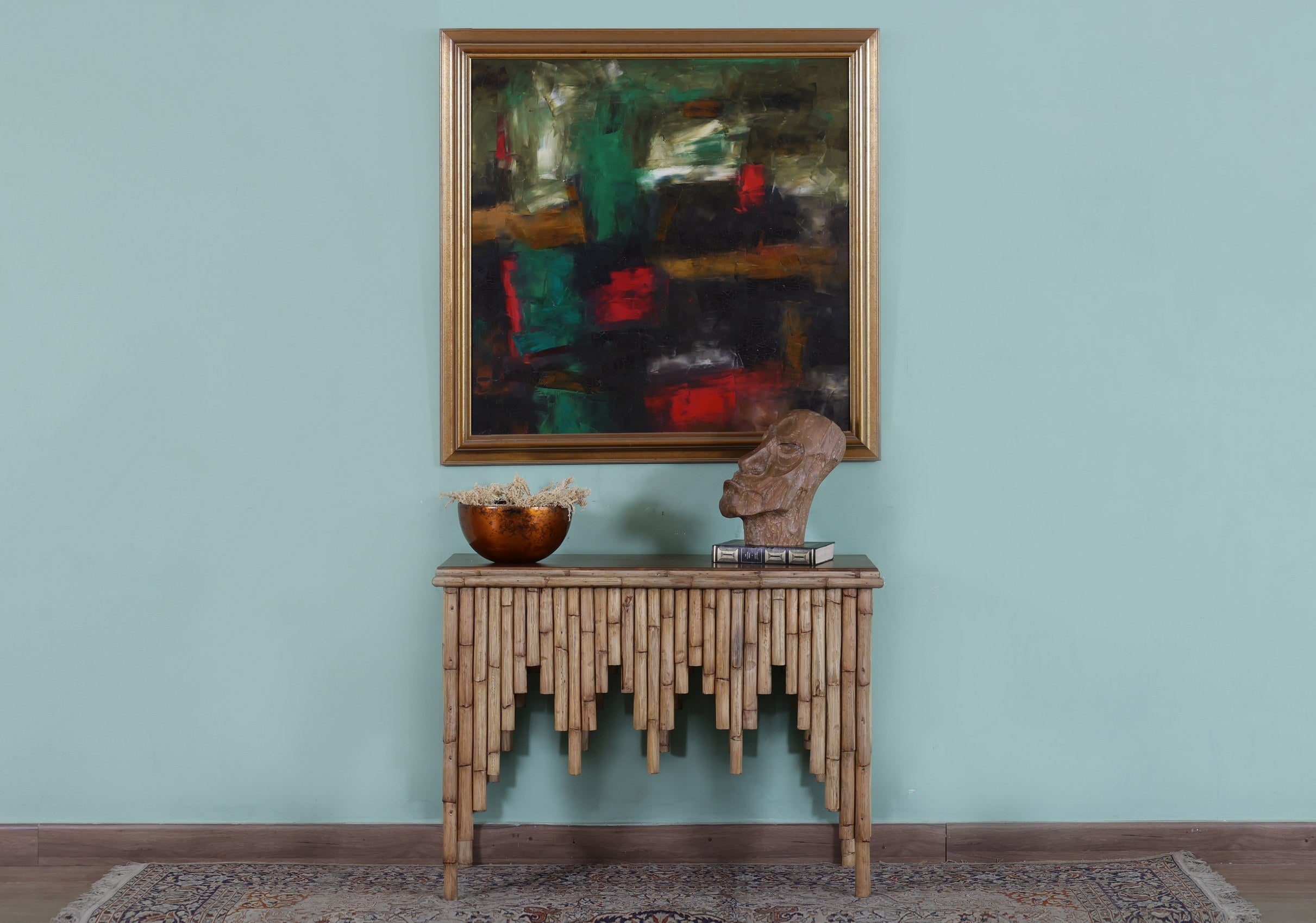 Estrada Bamboo Console Table