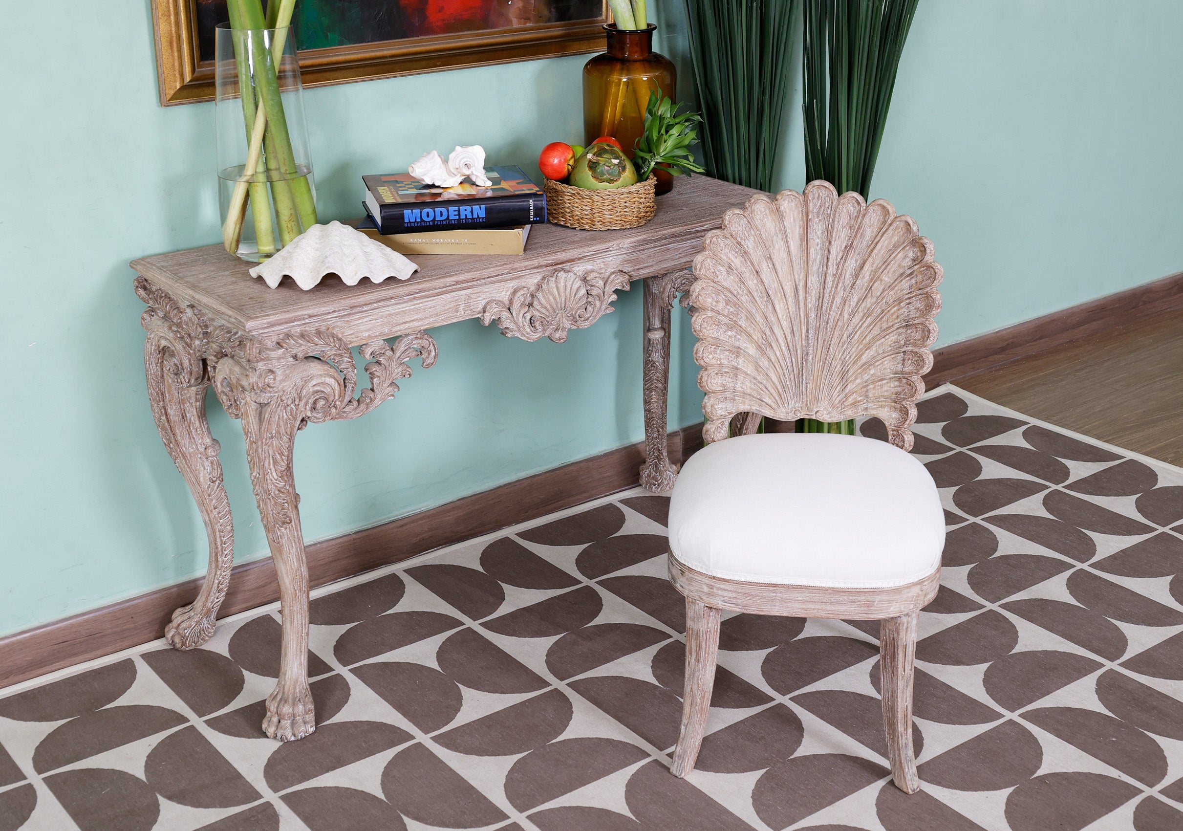 Seychelles Shell Back Chair