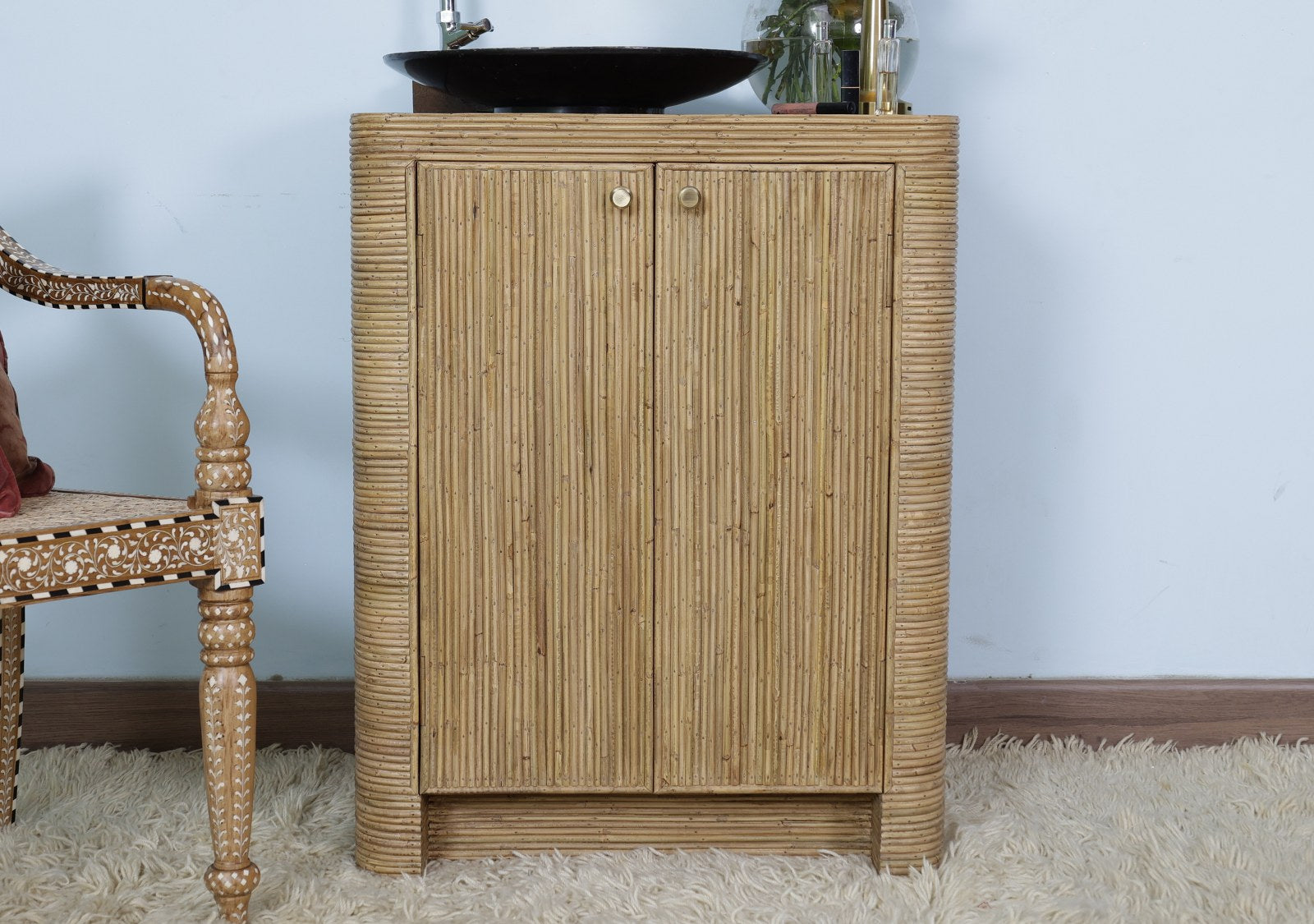 Villegas Bamboo Vanity Cabinet