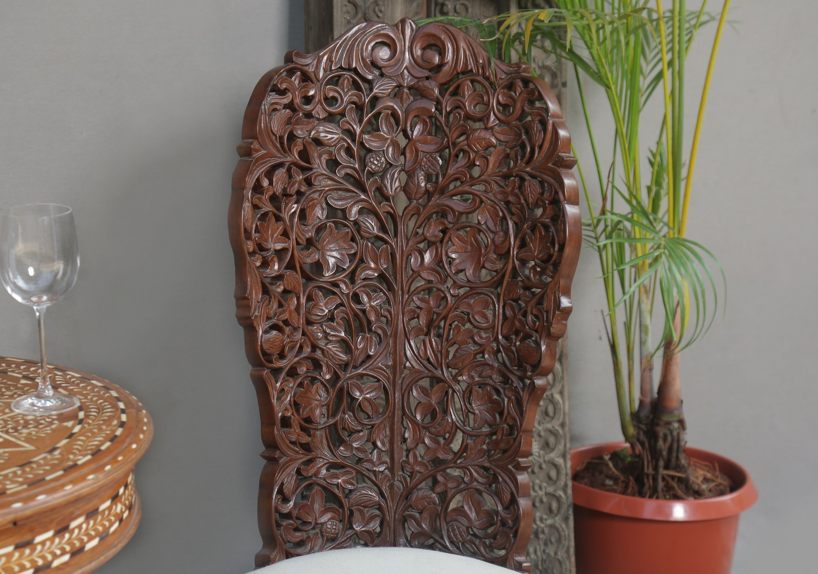 Zenon Carved Chair