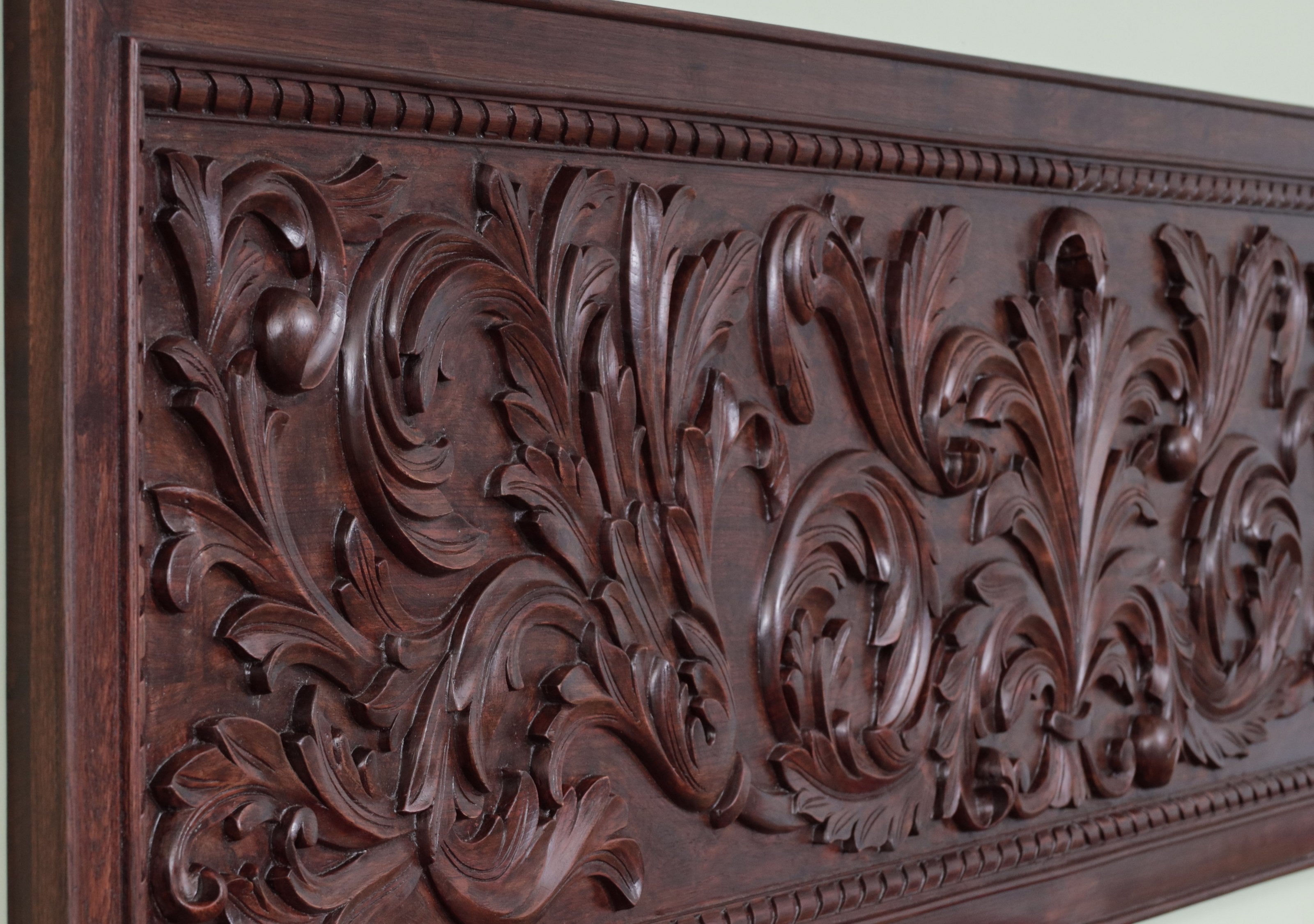 Sprague Carved Teak Panel