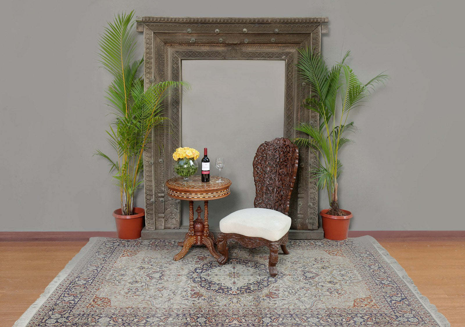 Zenon Carved Chair