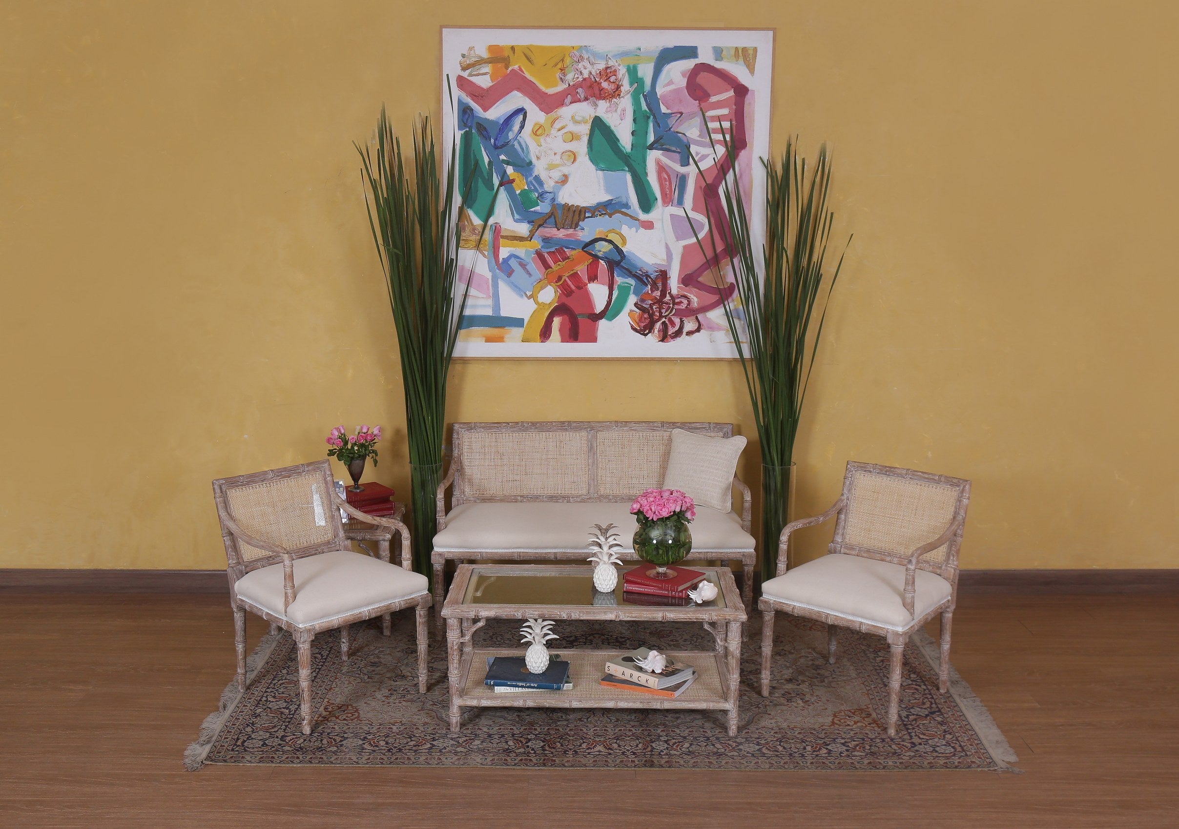 Mustique Bamboo Side Table