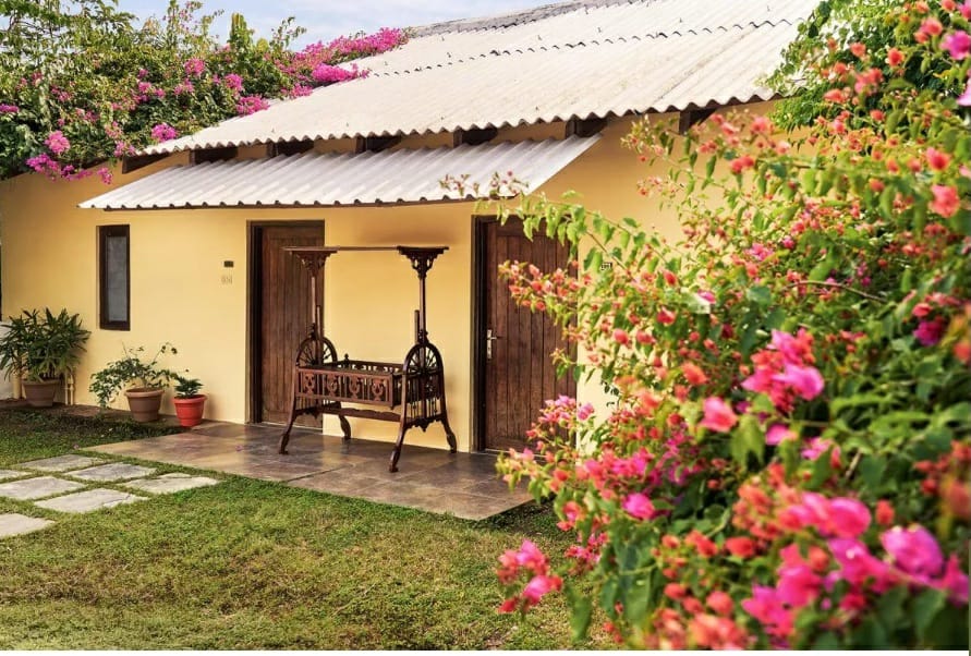 Campaign Furniture for the Indian Wilderness at Meru Vann Safari Lodge at Kanha National Park, Madhya Pradesh