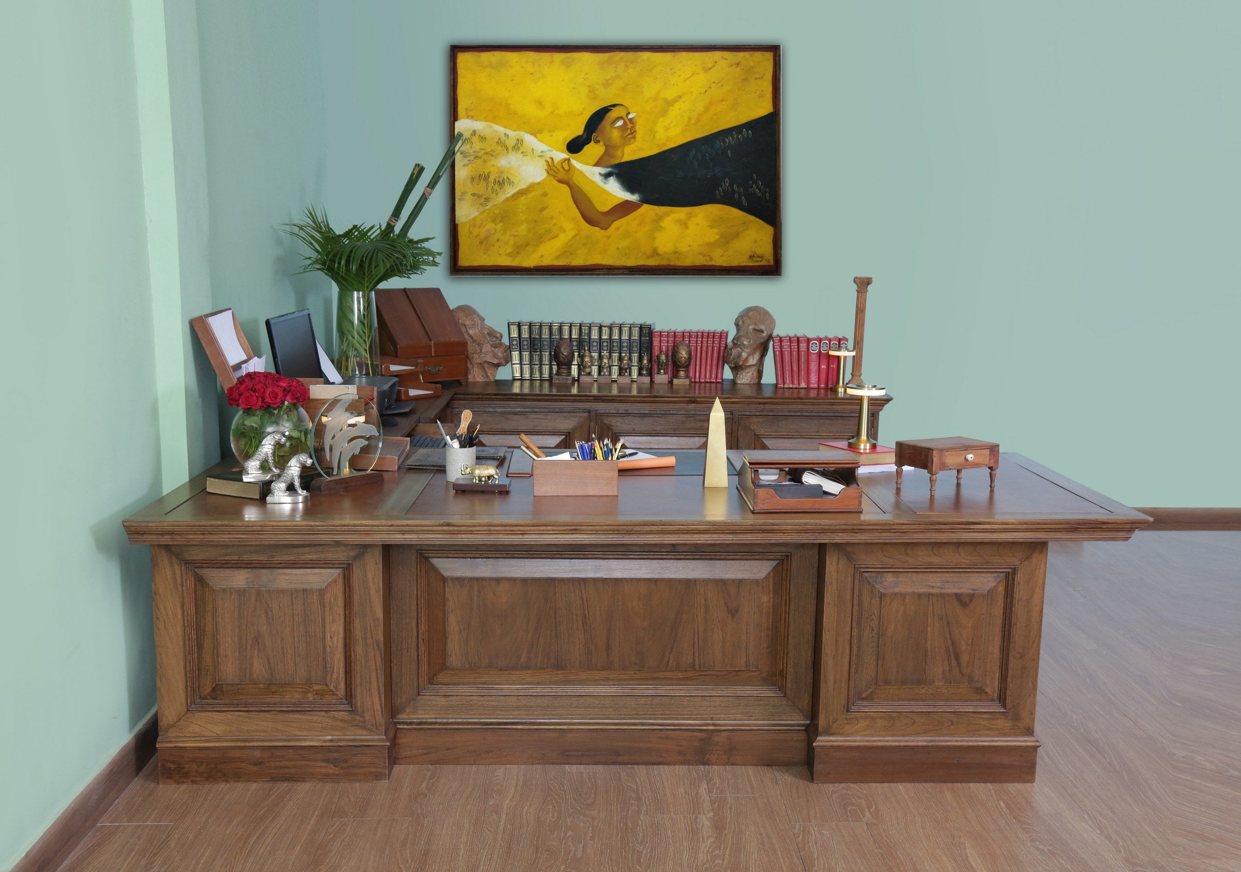 Churton Desk with Runner and Sideboard