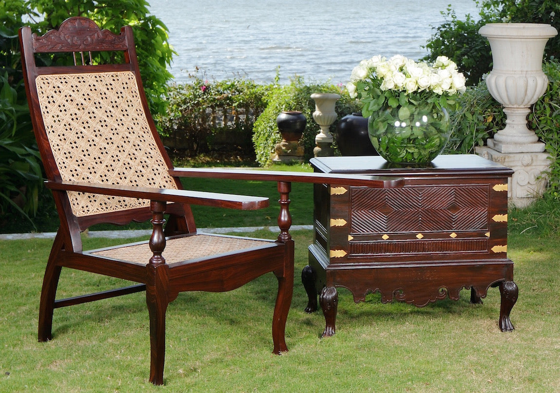 Jannsens Antique Rosewood Planters Chair