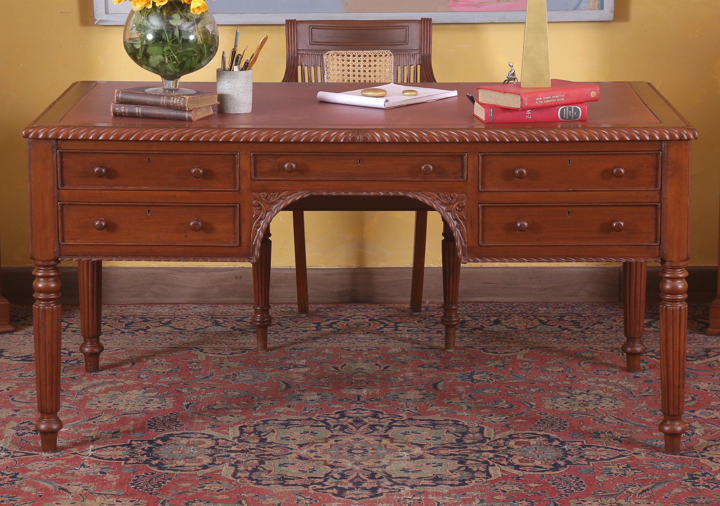 Canon Antique Partners Desk