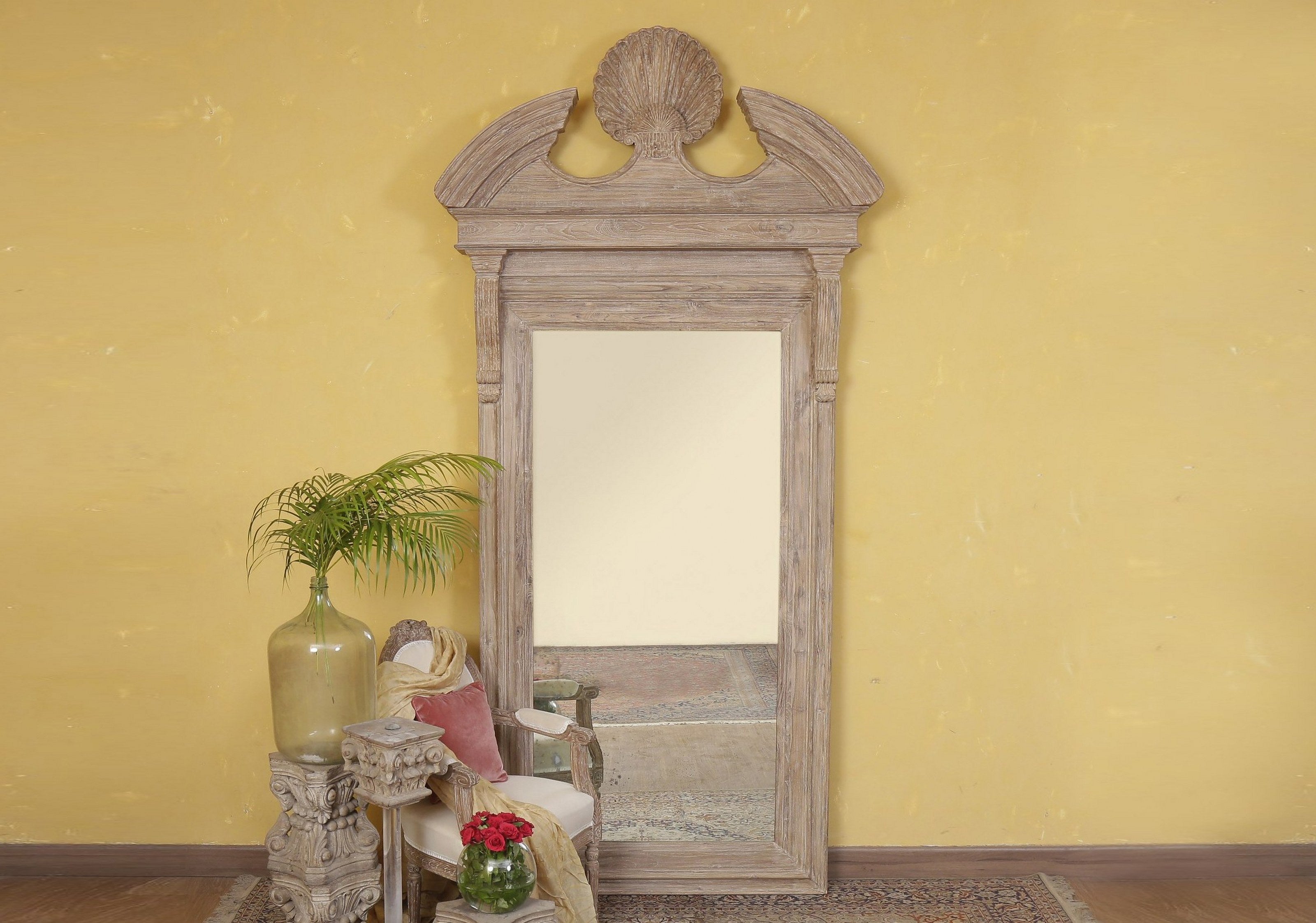 Pollock Shell Mirror Frame