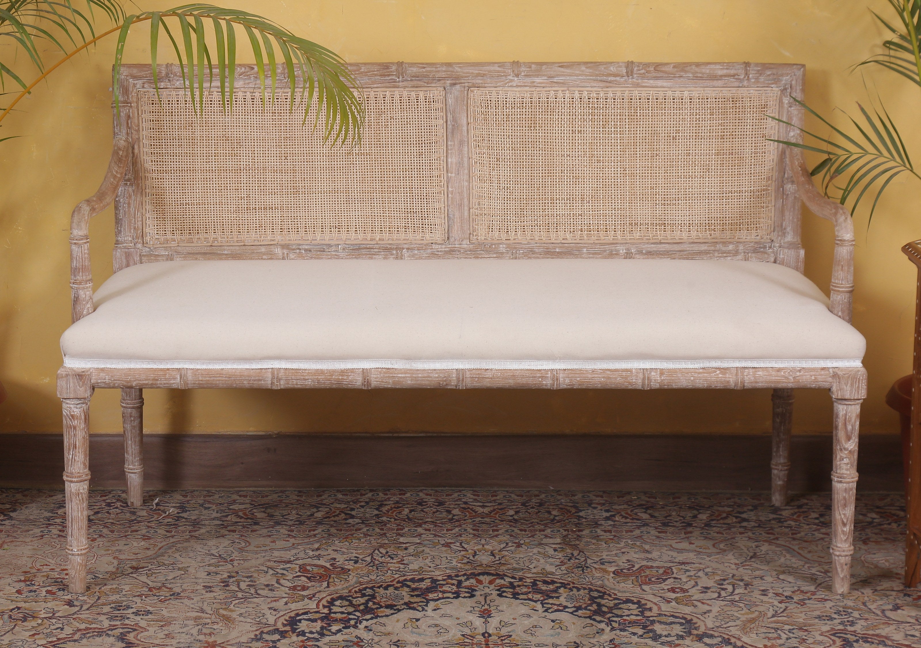 Mustique Bamboo Bench