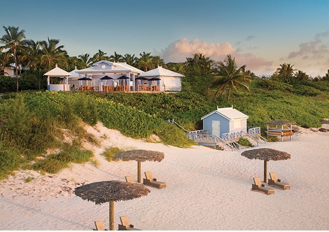 On the Iconic Pink Sand Beaches of the Bahamas, The Raj Company's Furniture Finds Its Home