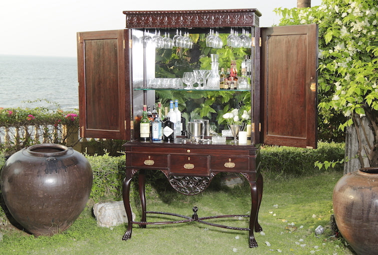 Turnquest Antique Rosewood Bar