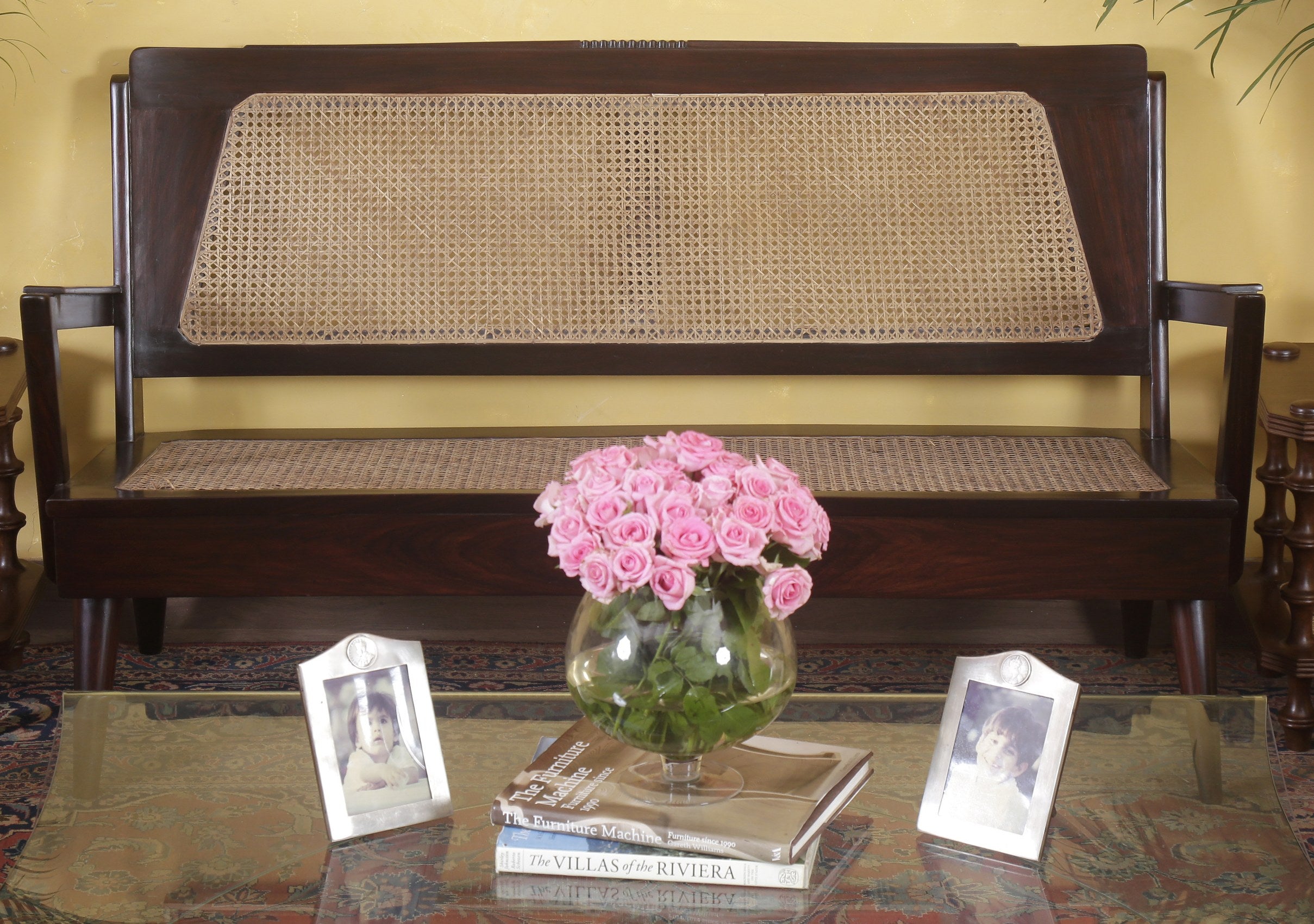 Clarice Rosewood Sofa Set
