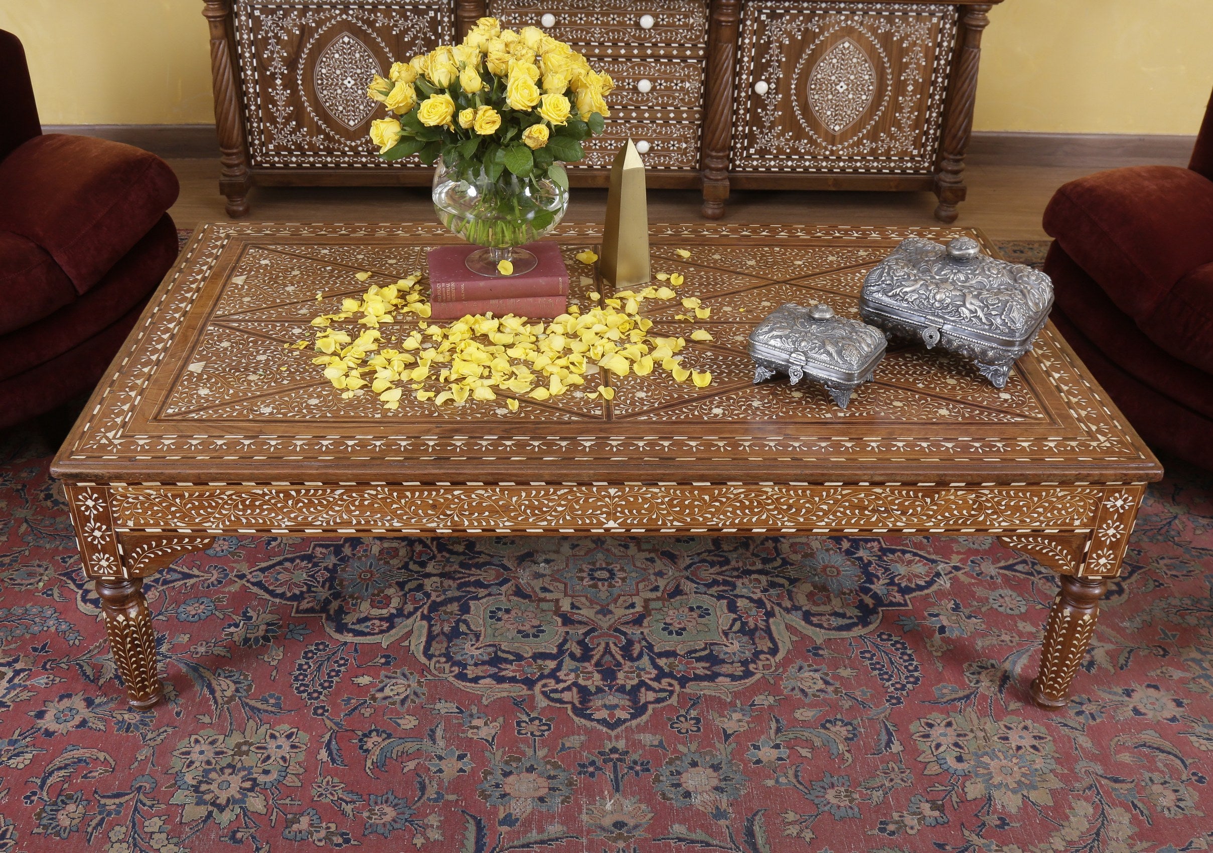 Gillespie Inlaid Coffee Table