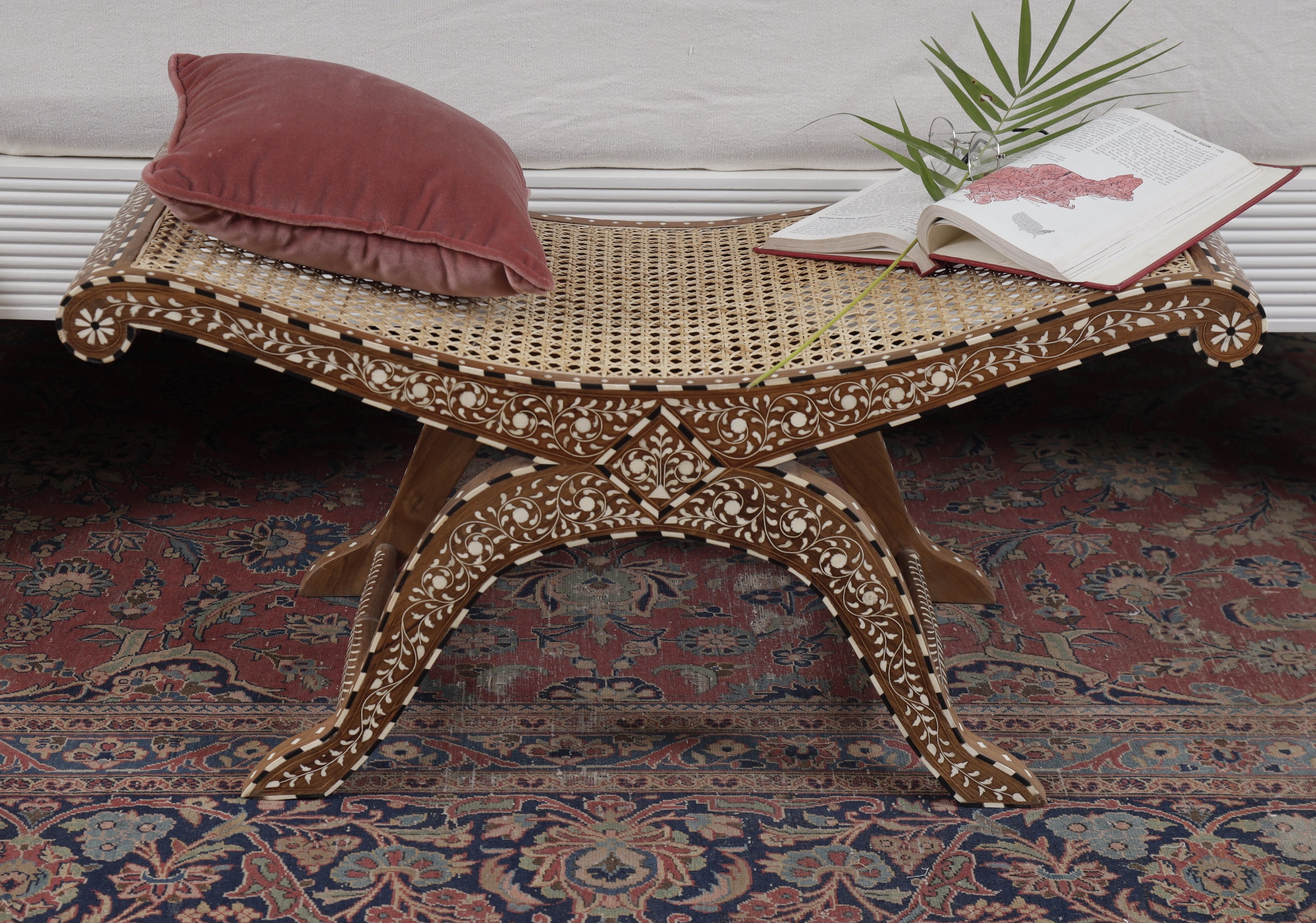 Gustav Inlaid Stool