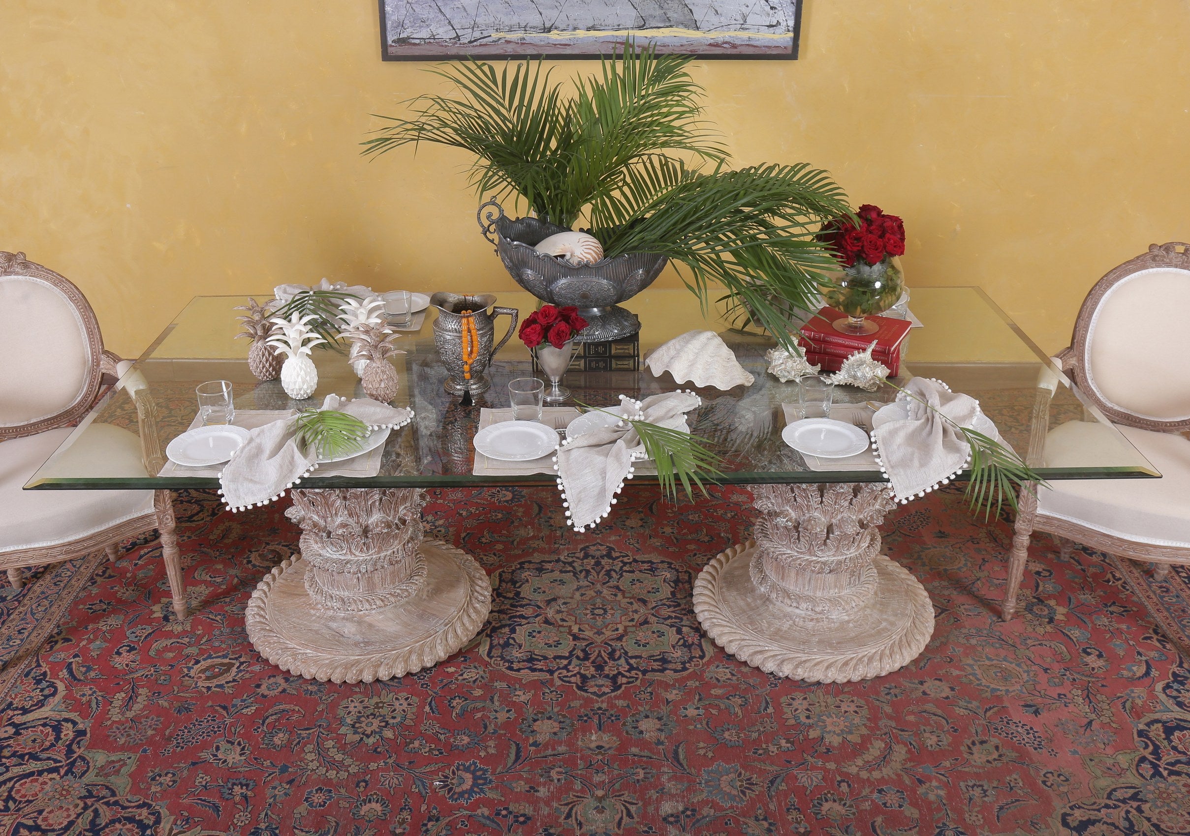 Cathedral Antique Corinthian Table Base
