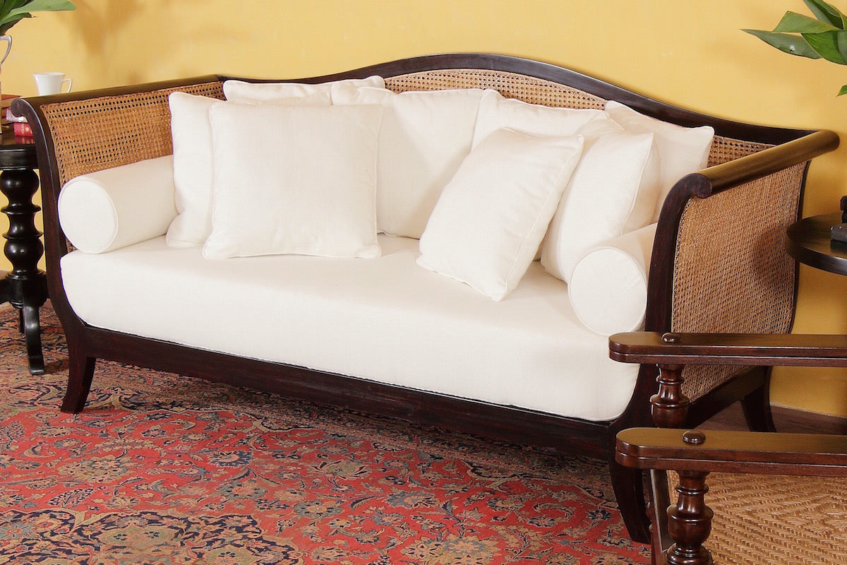 Duff Caned Sofa
