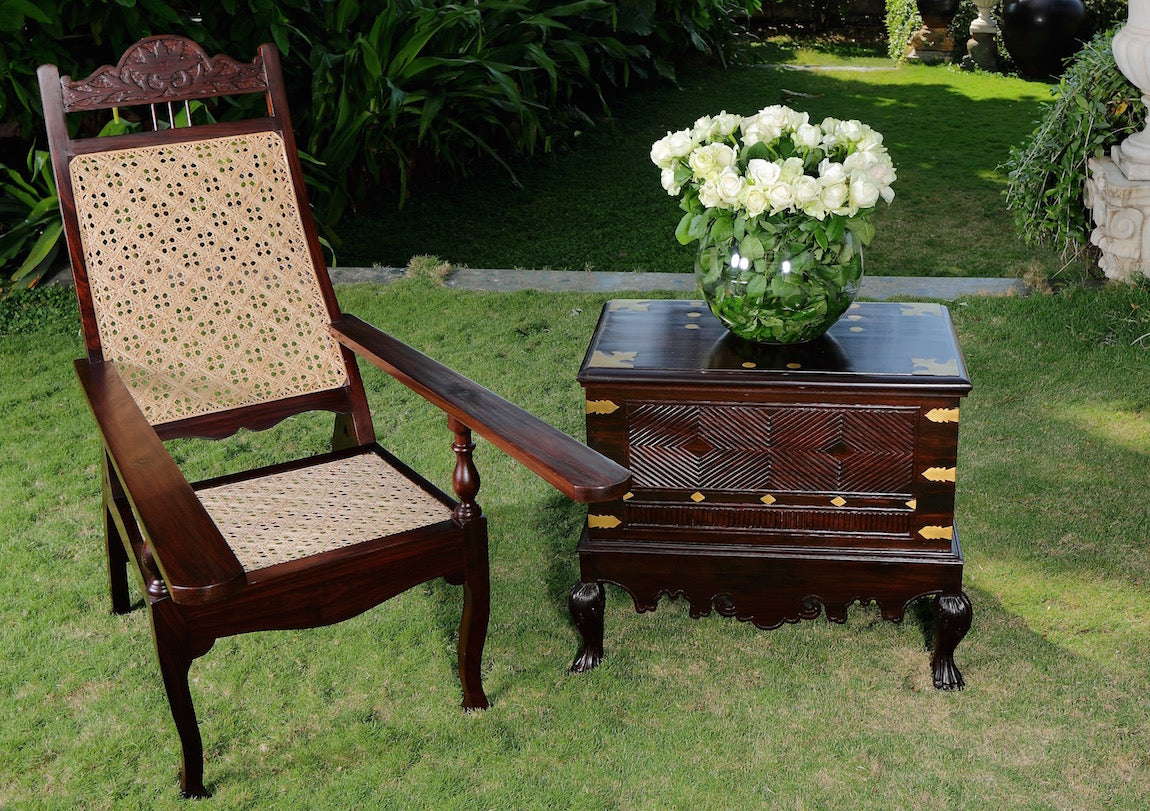 Jannsens Antique Rosewood Planters Chair