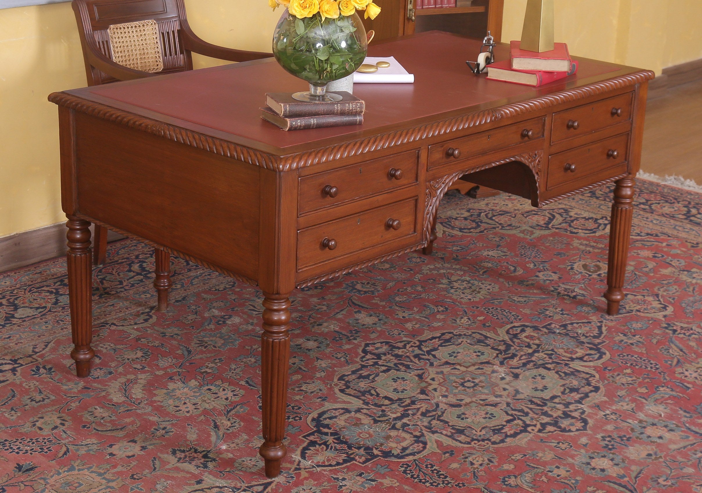 Canon Antique Partners Desk