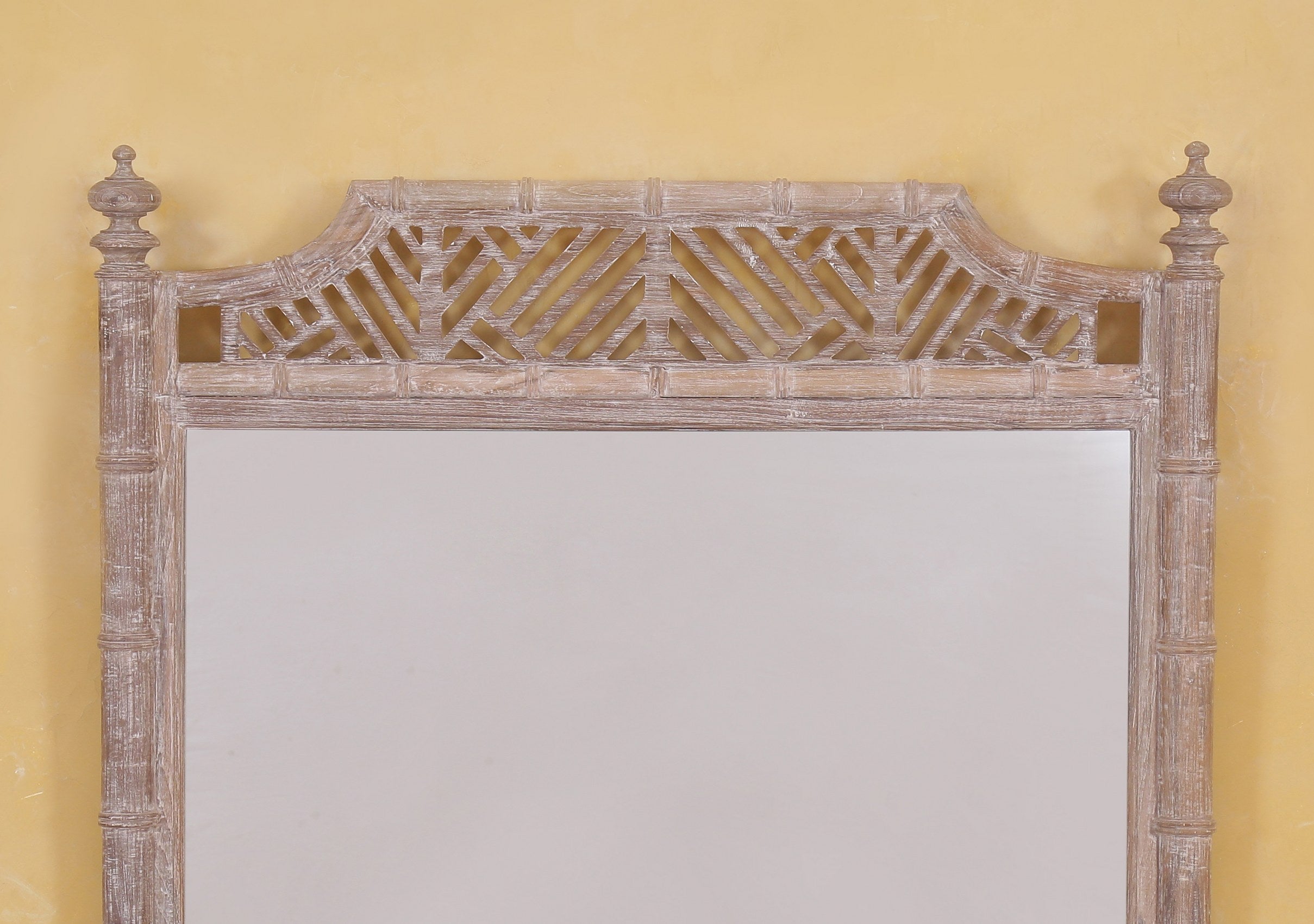 Curacao Bamboo Mirror Frame