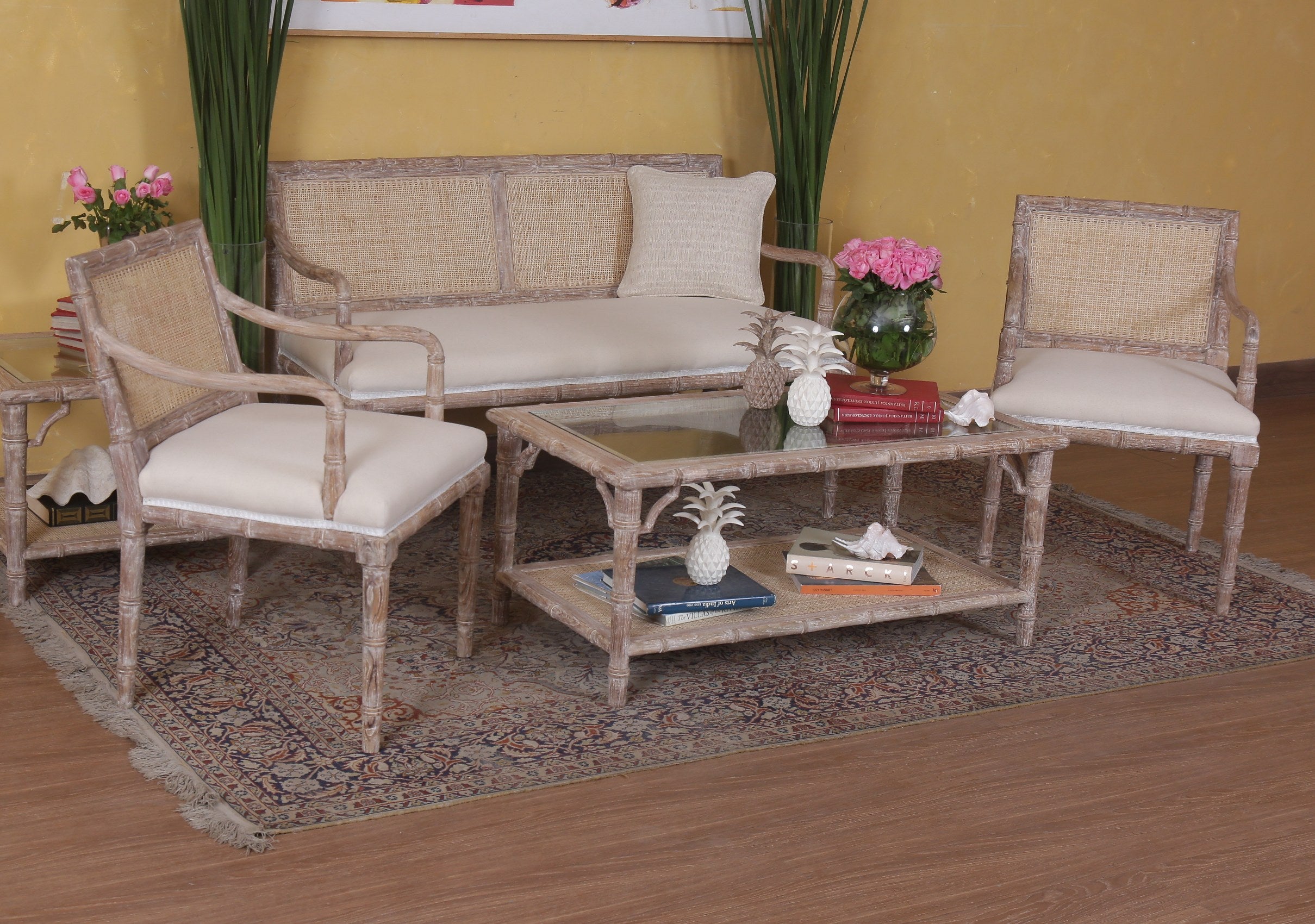 Mustique Bamboo Sofa Set