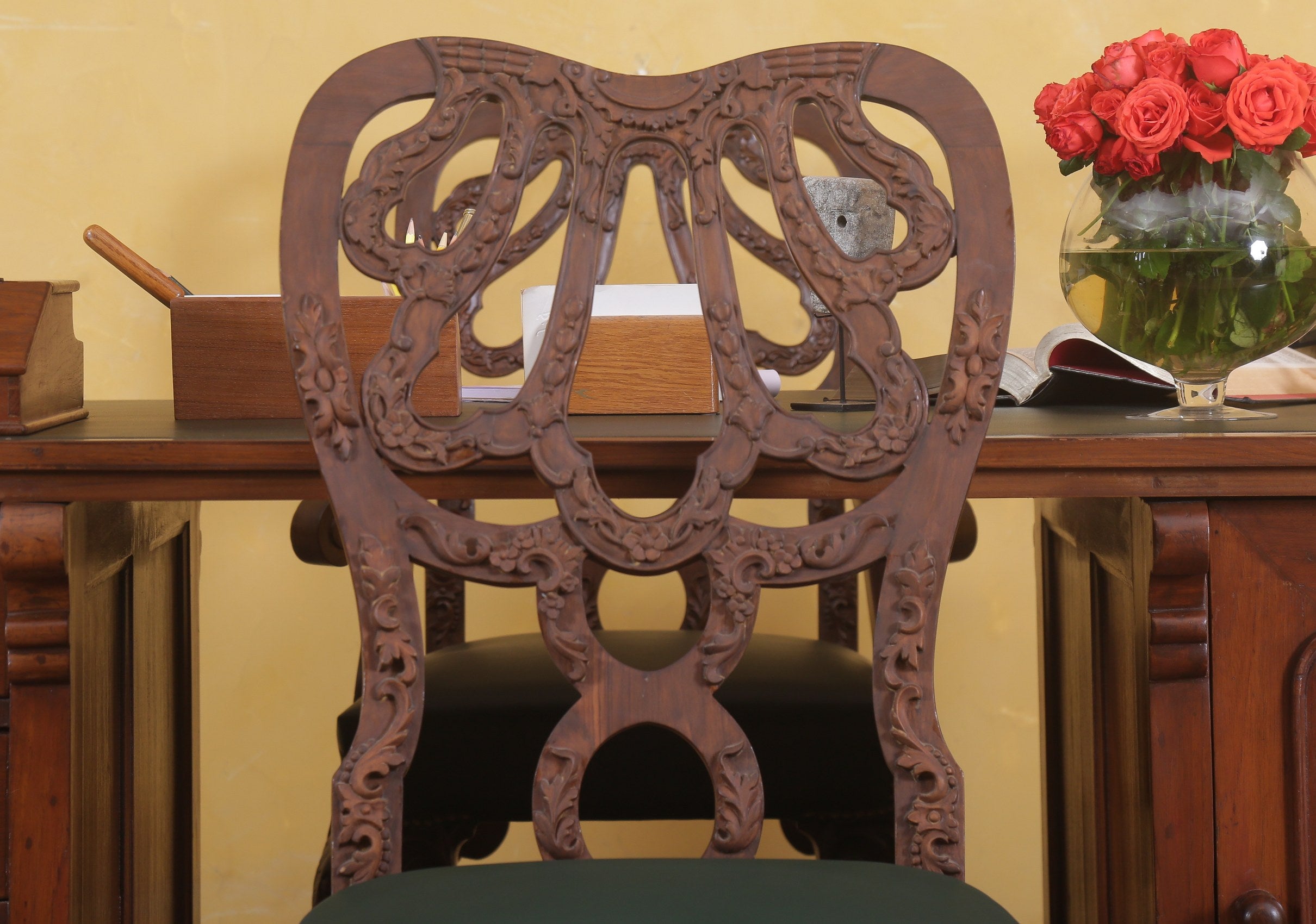 Popham Chippendale Side Chair