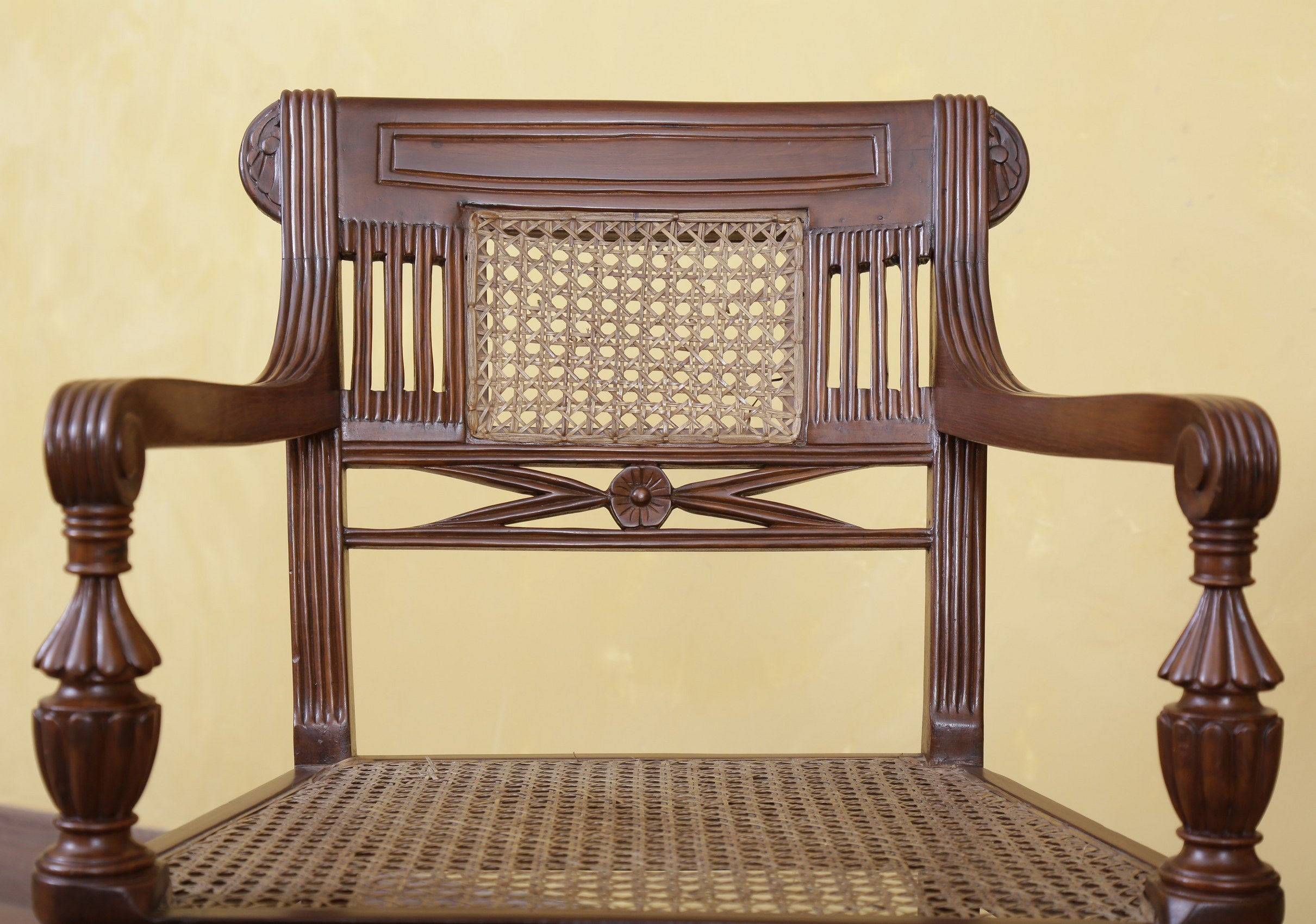 Moore Caned Dining Armchair
