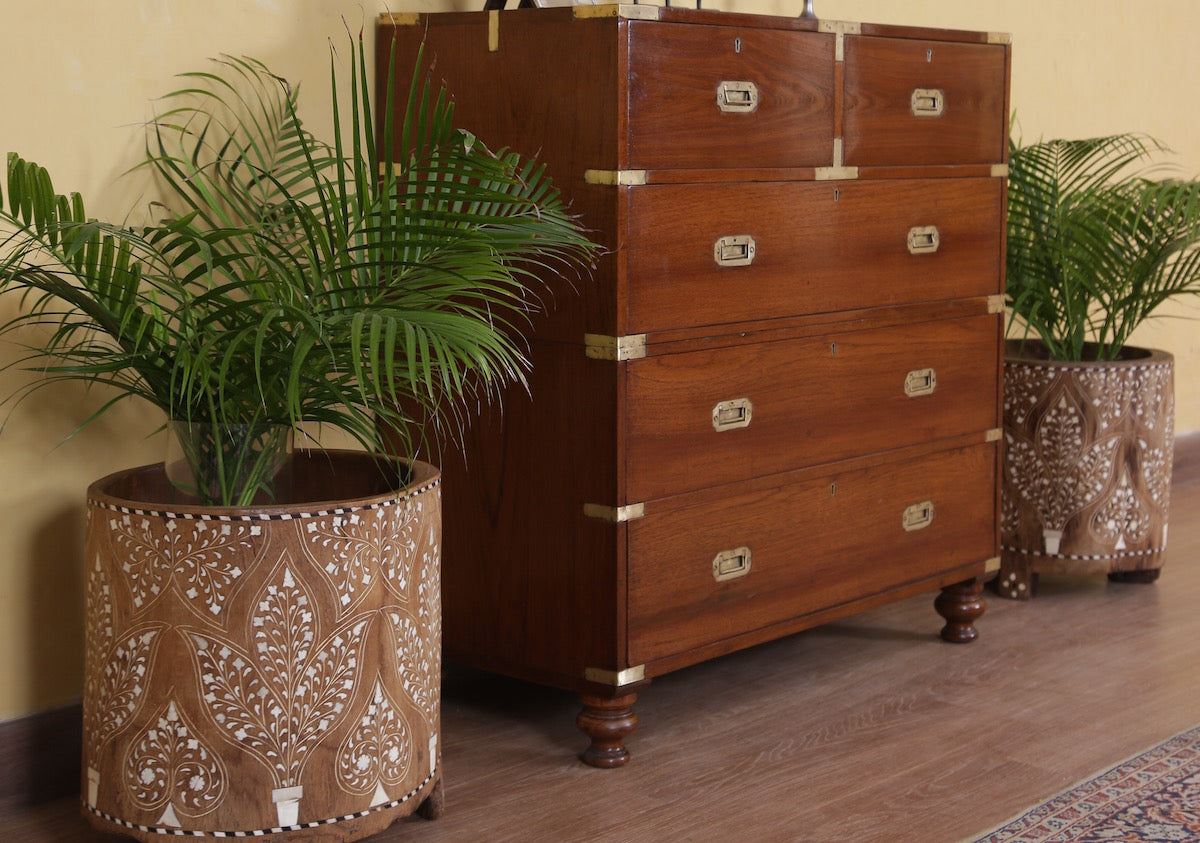 Bishop Inlaid Planter