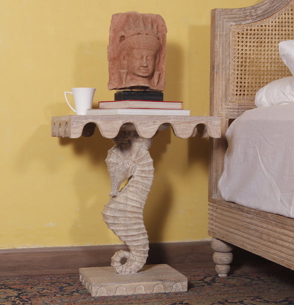 Mallet Seahorse Bedside Table