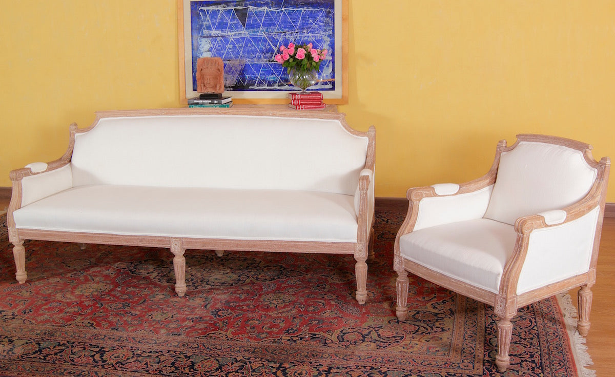 Lyon Bergere Sofa Set