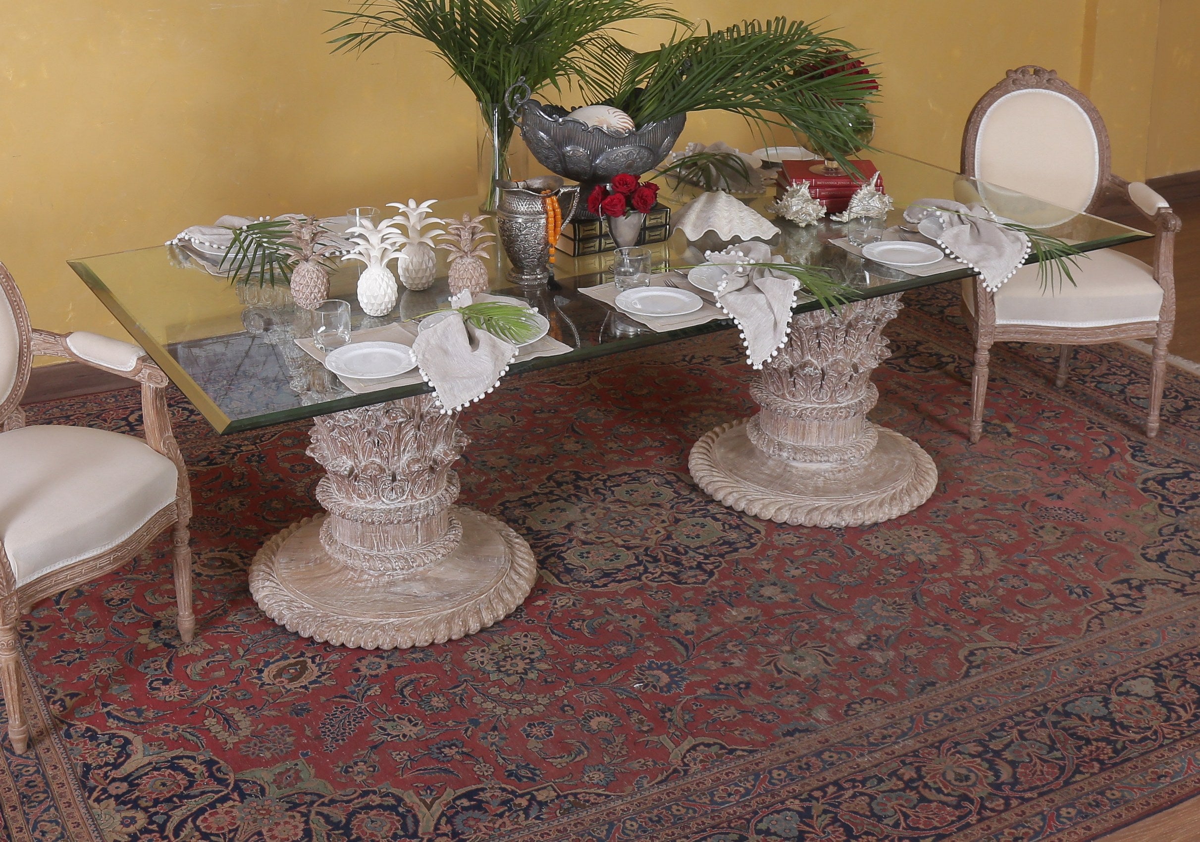 Cathedral Antique Corinthian Table Base