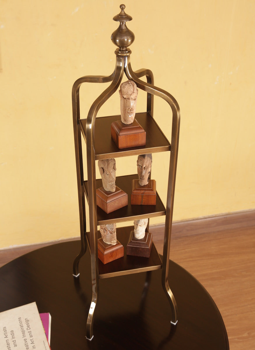 Skeete Brass Etagere