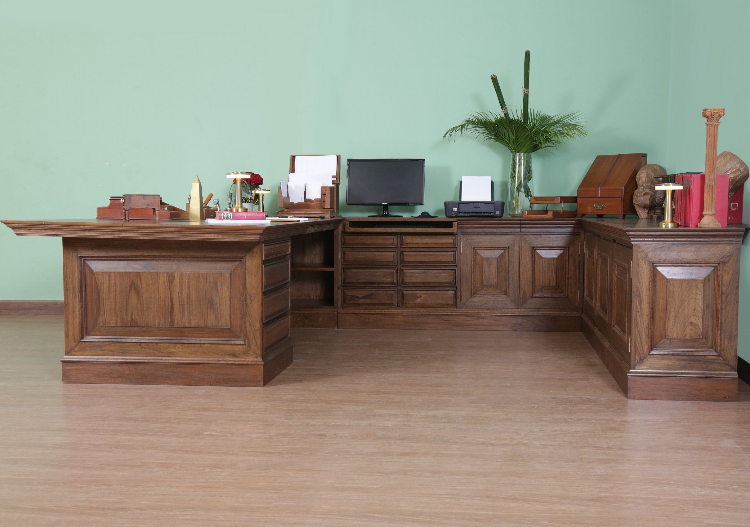 Churton Desk with Runner and Sideboard