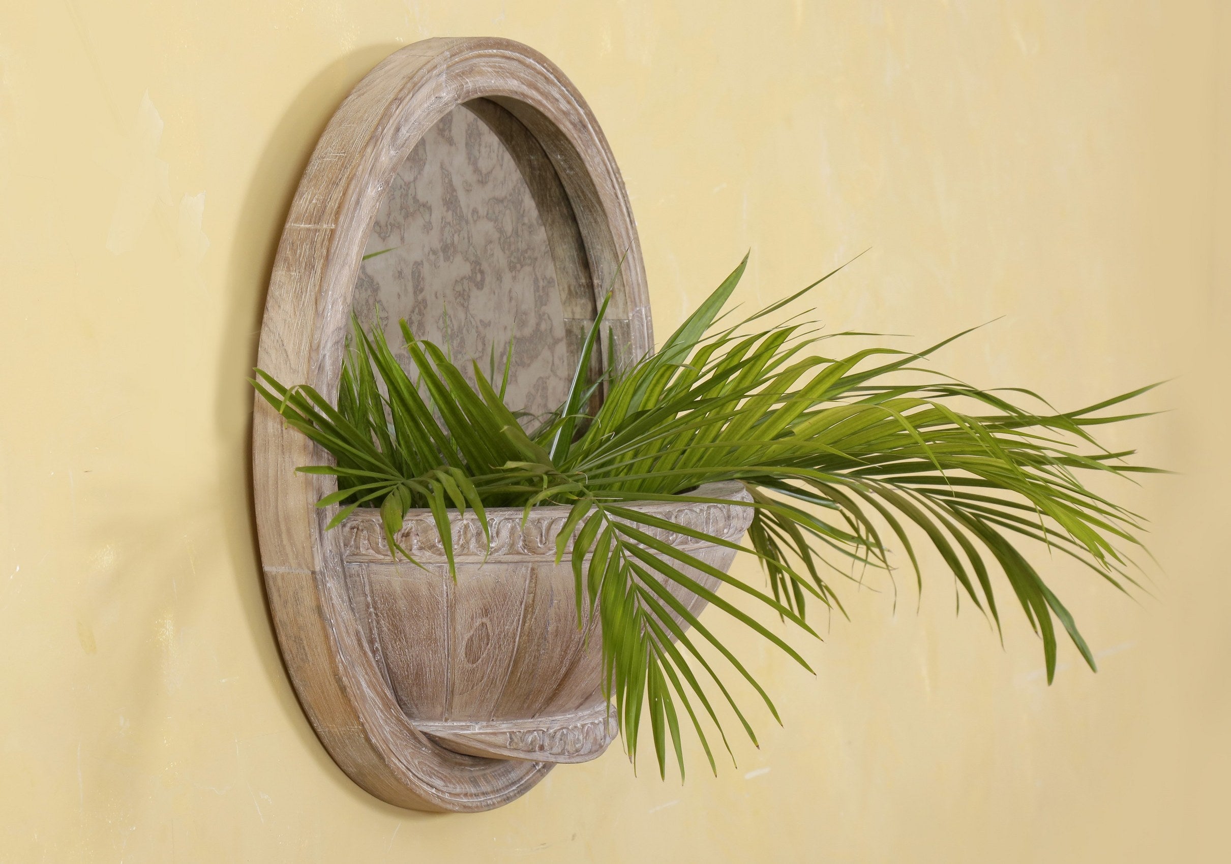 Voss Round Mirrored Planter