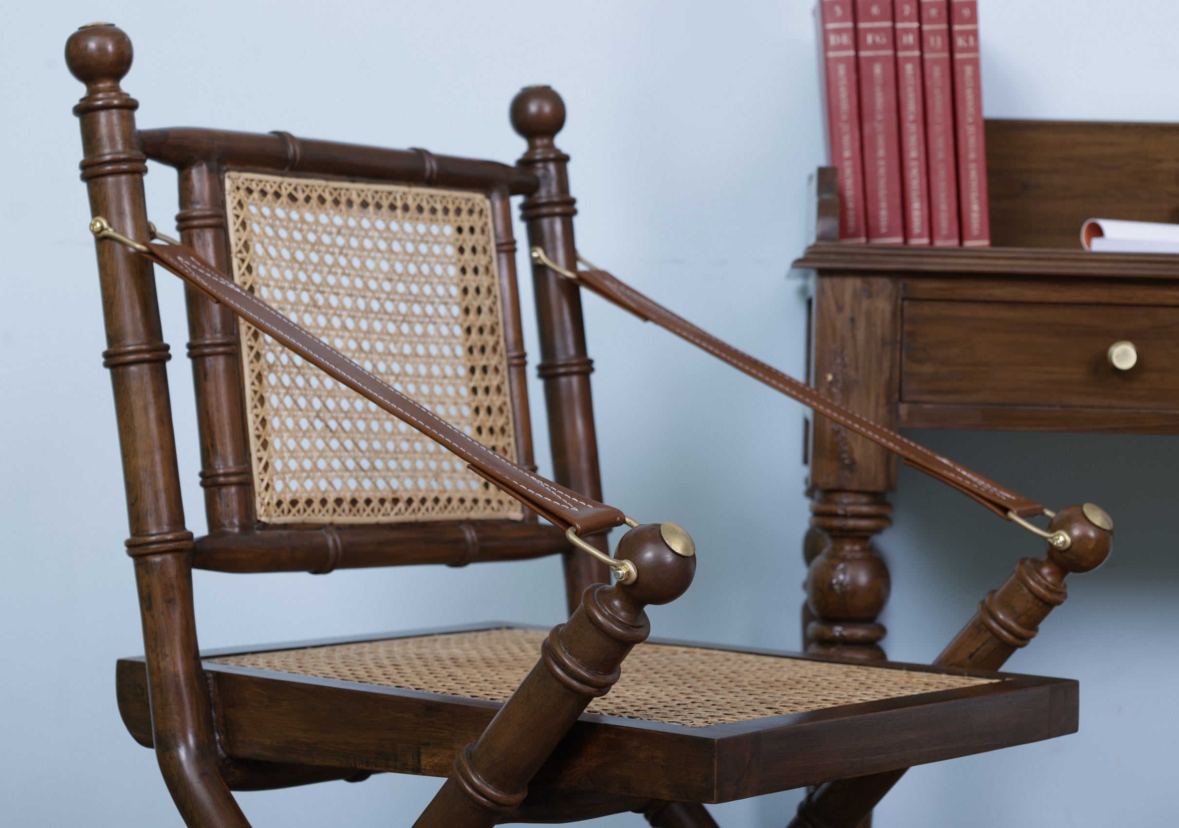 Kirkman Leather Strap Chair