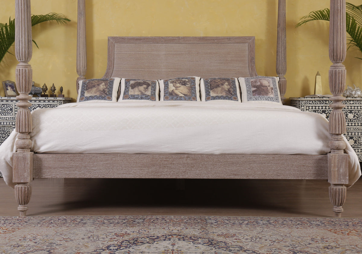 CocoCay Palm Four Poster Bed