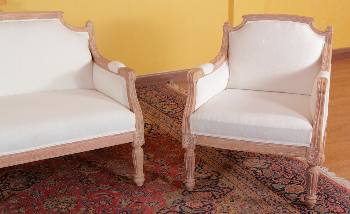 Lyon Bergere Sofa Set