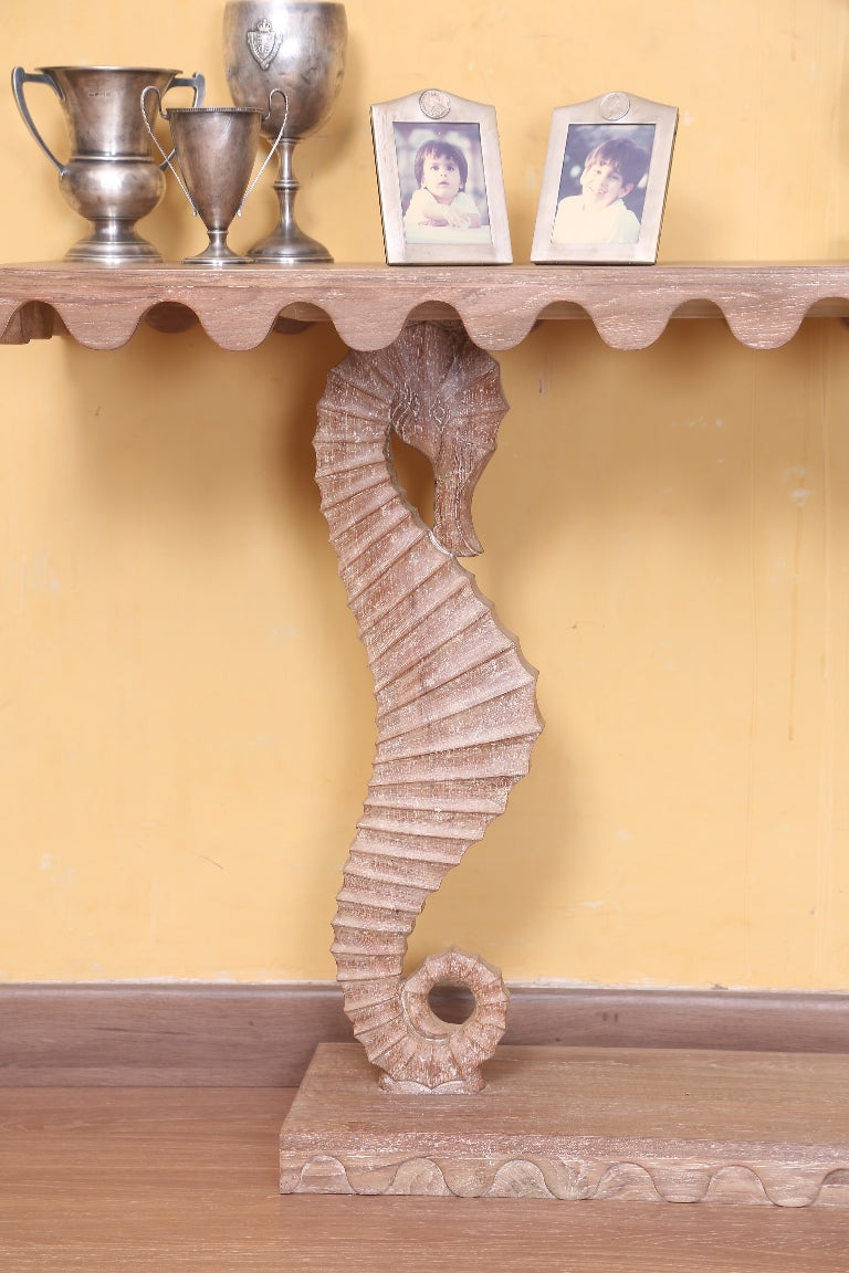 Mallet Seahorse Console Table