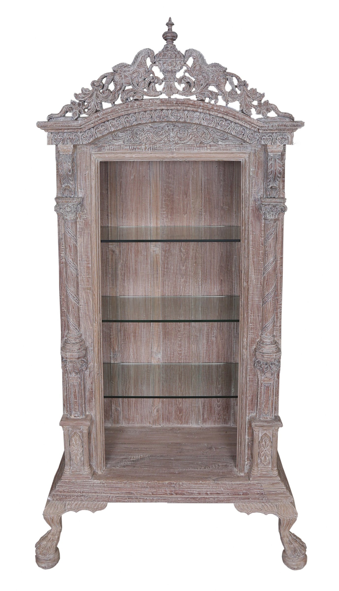 Hargrave Antique Open Bookcase