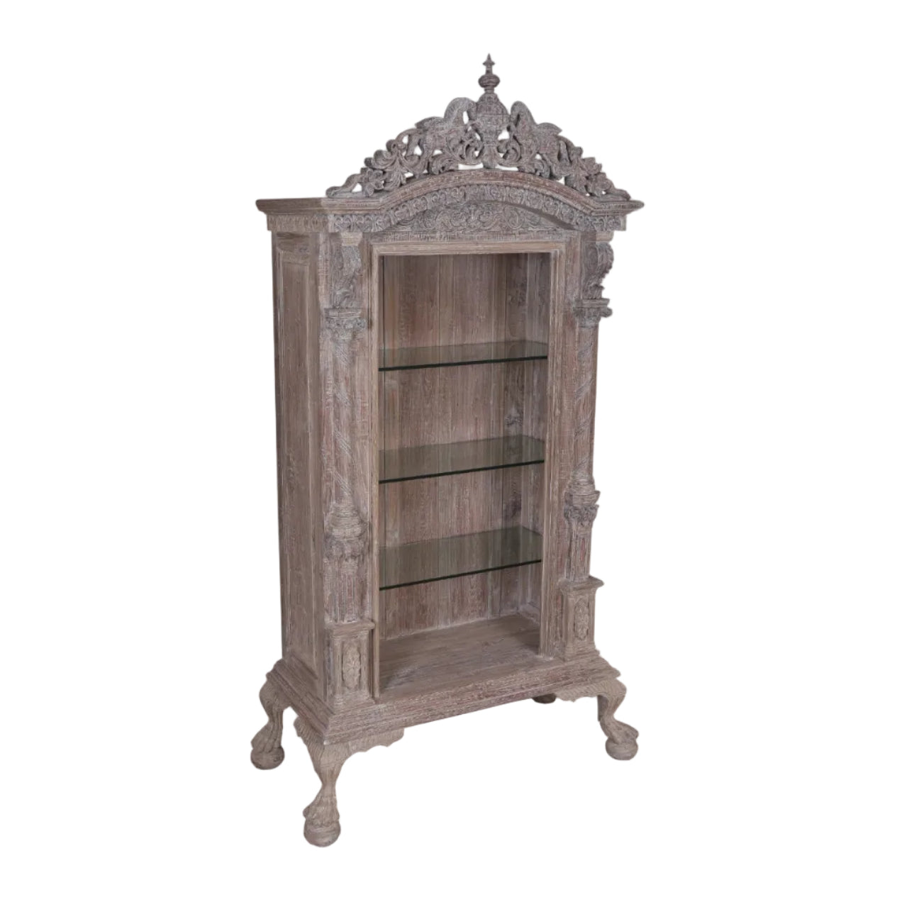 Hargrave Antique Open Bookcase