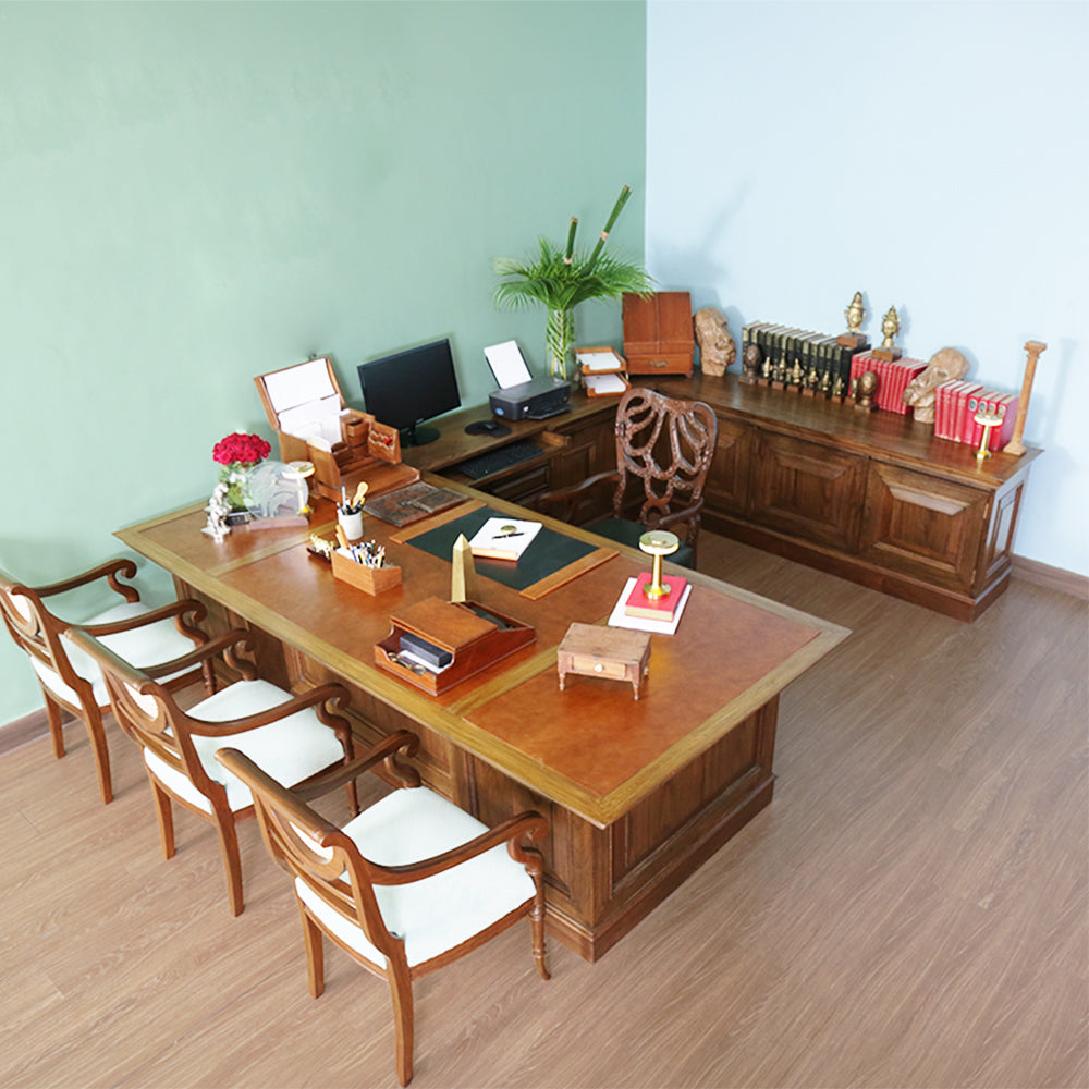 Churton Desk with Runner and Sideboard