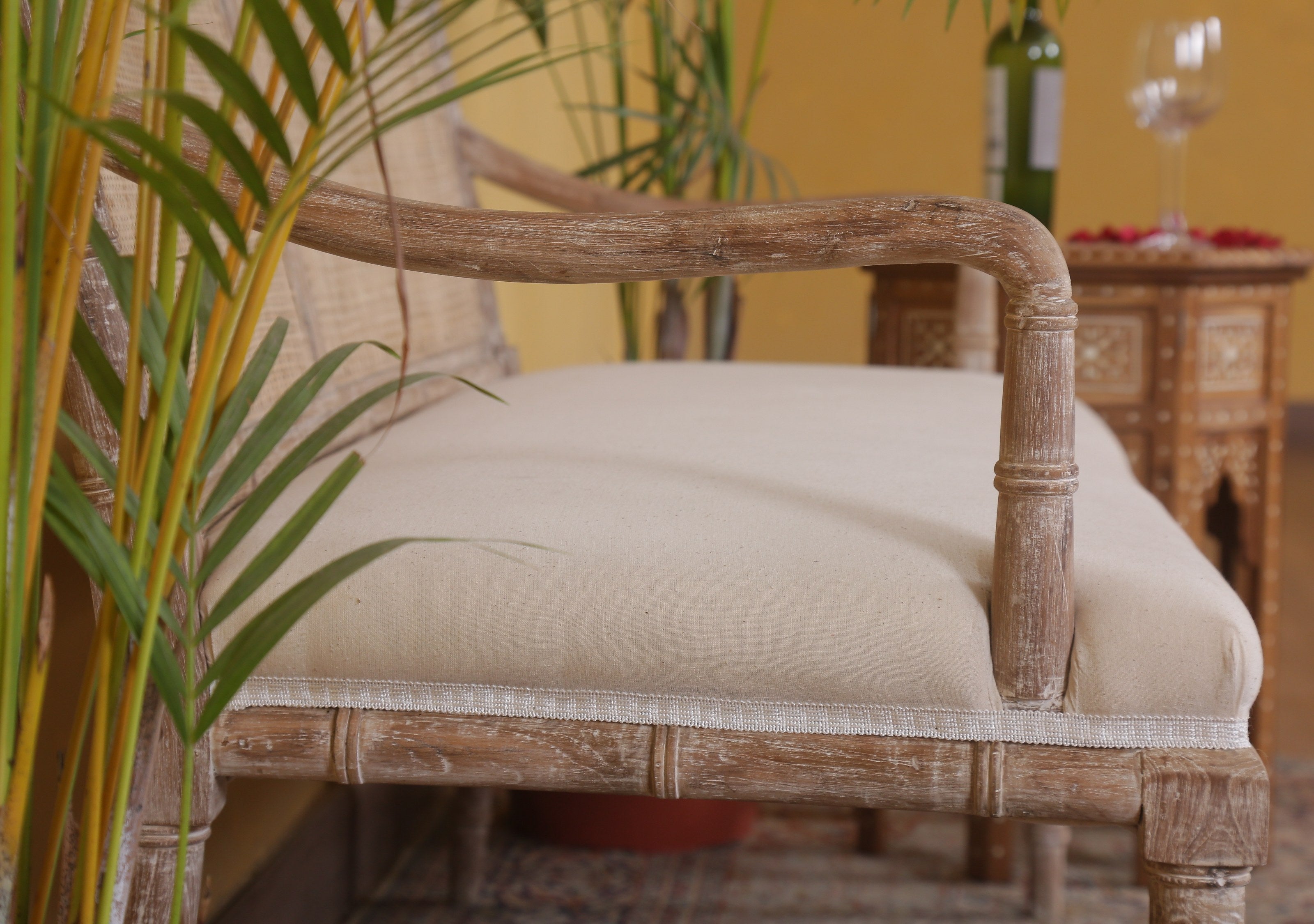 Mustique Bamboo Bench