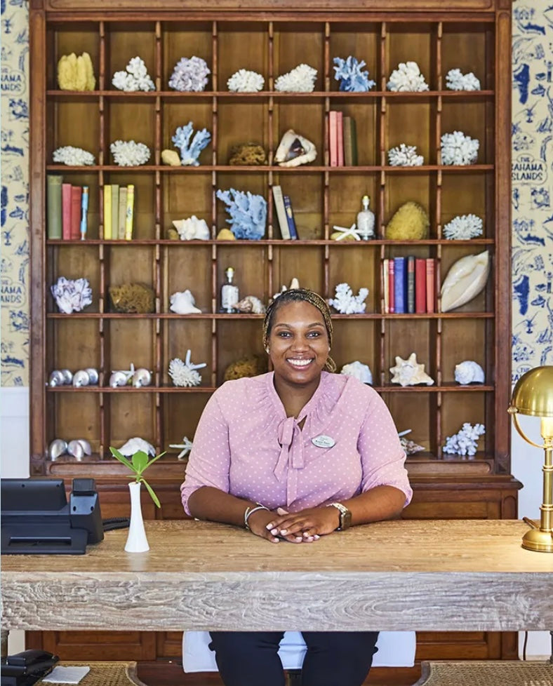 Campaign Furniture for Amanda Lindroth's Restoration of The Potlatch Club at Eleuthera, Bahamas