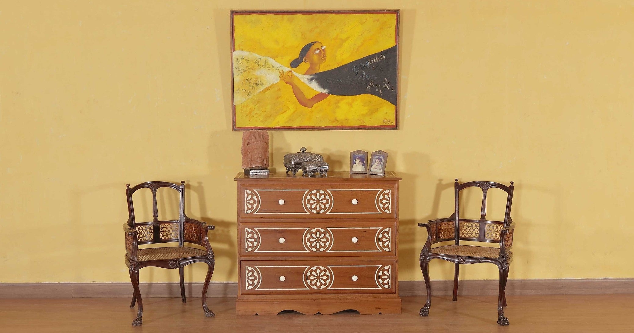 Halliday Inlaid Chest of Drawers