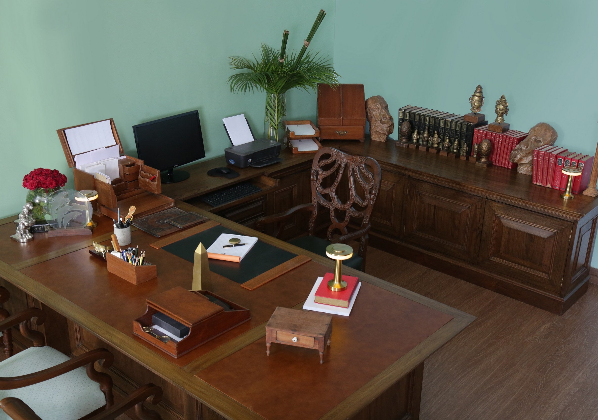 Churton Desk with Runner and Sideboard