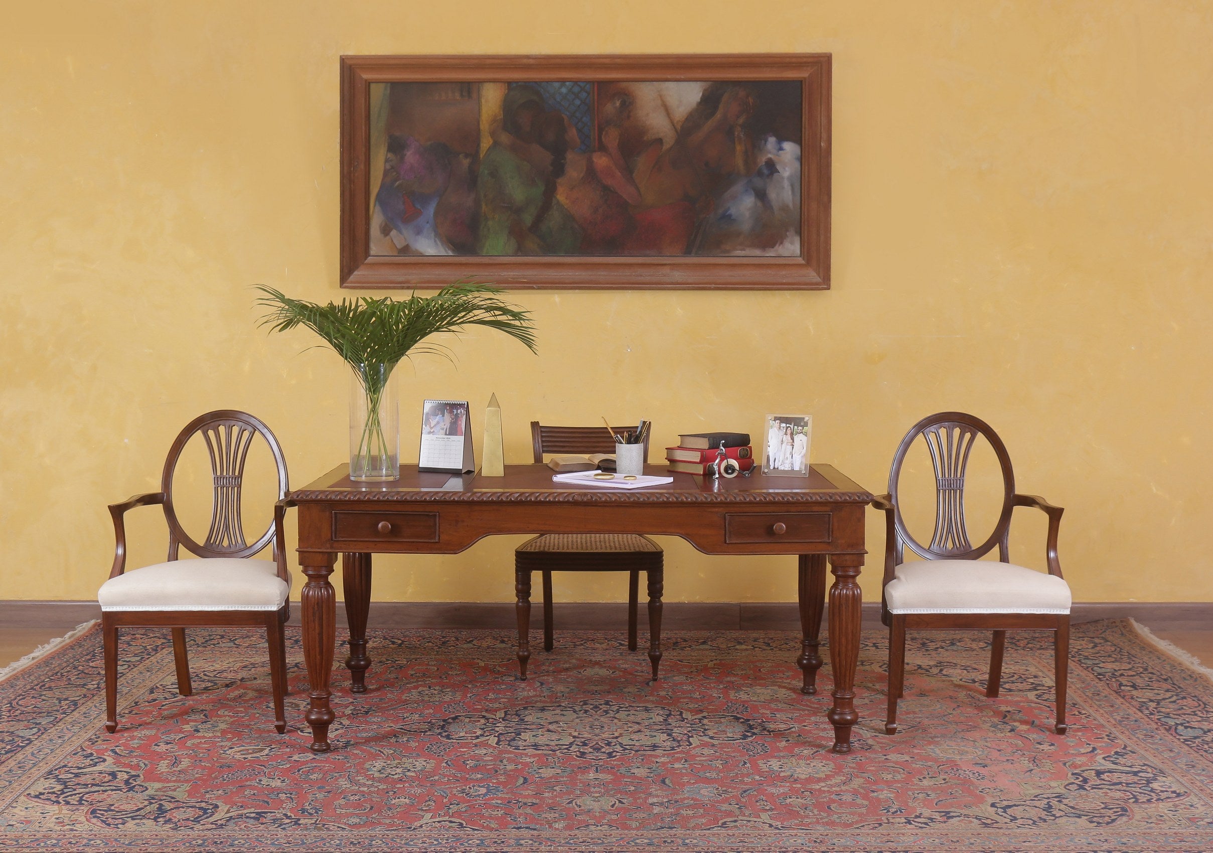 Milton Antique Partners Desk