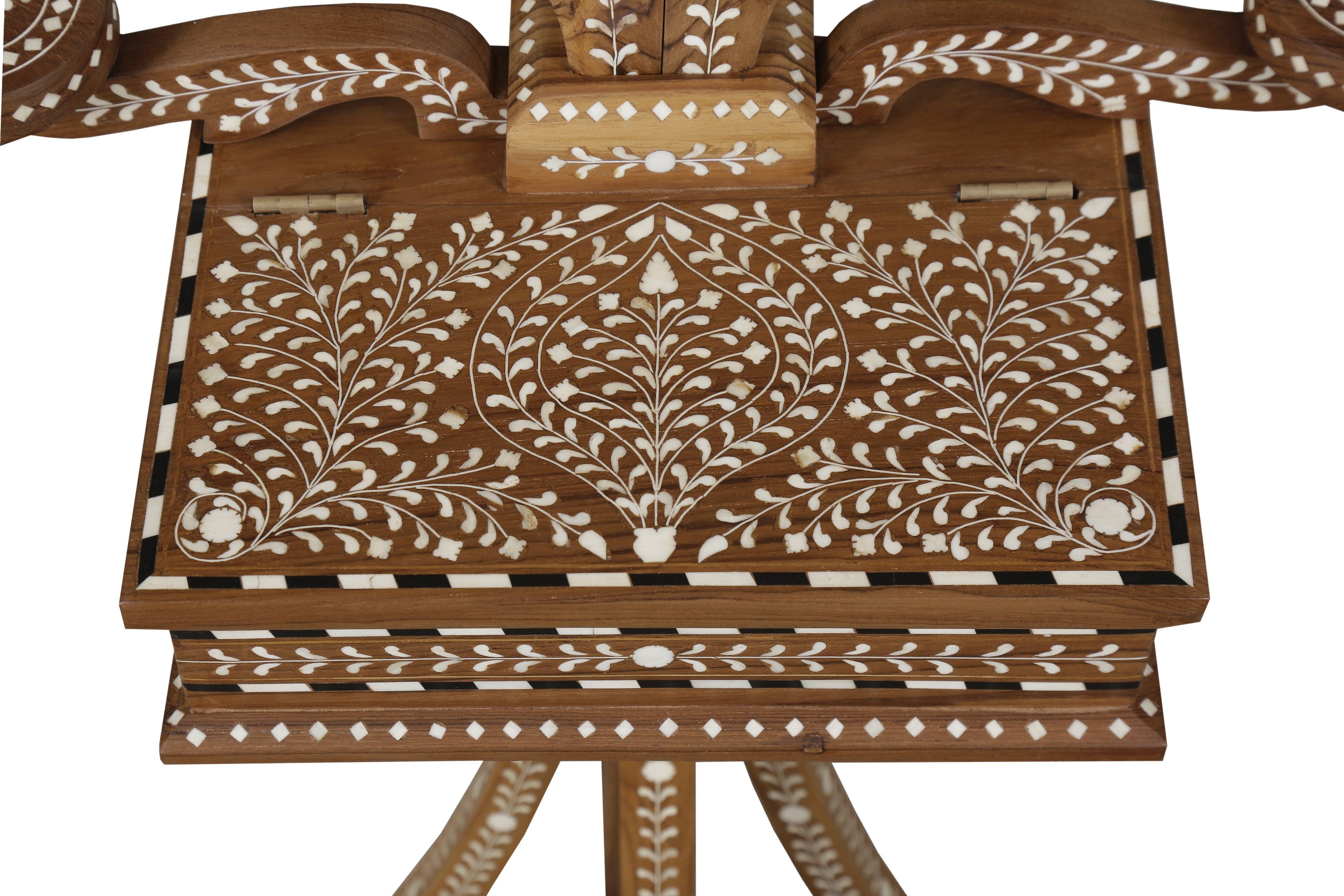 Dewar Inlaid Standing Mirror
