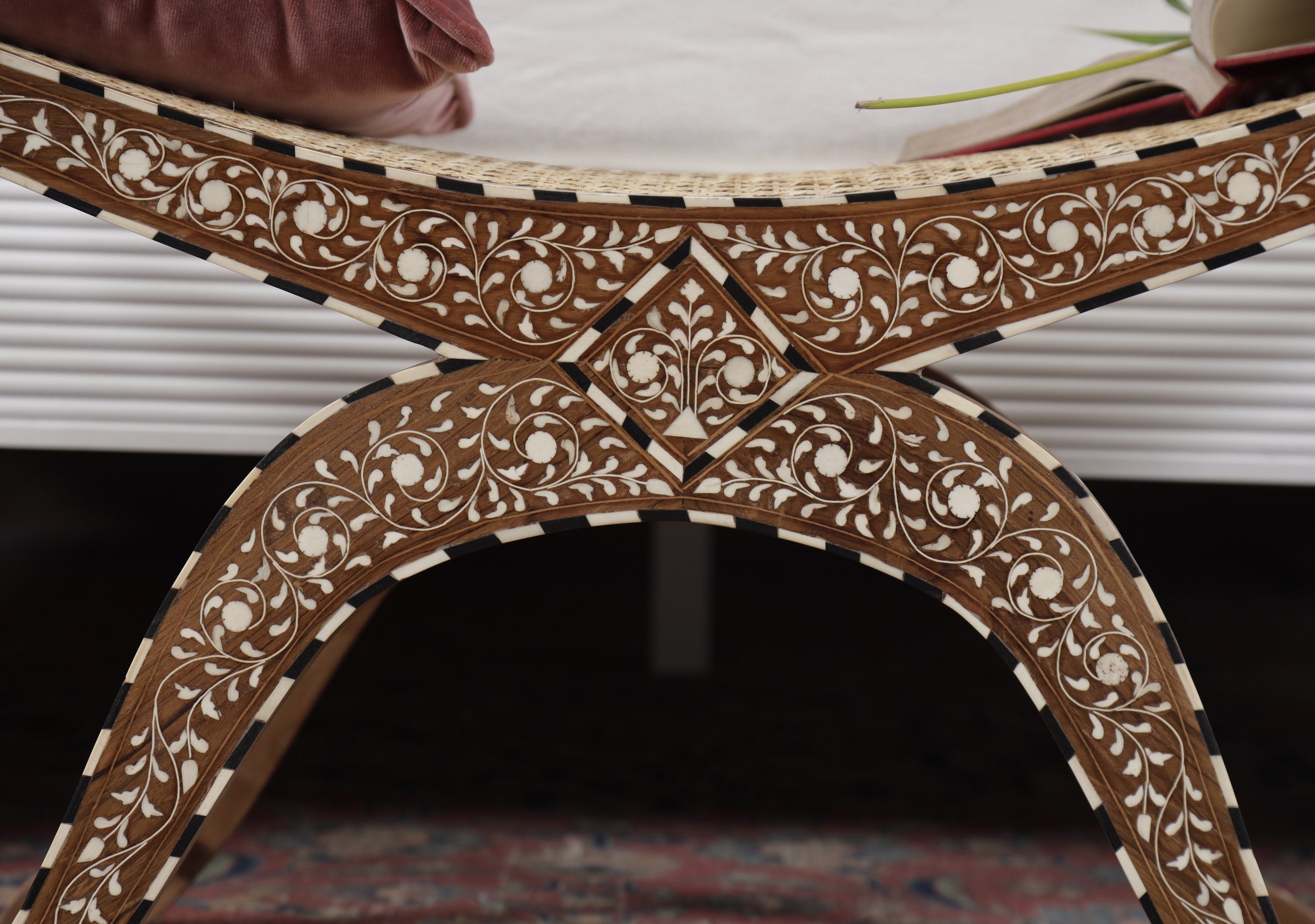 Gustav Inlaid Stool