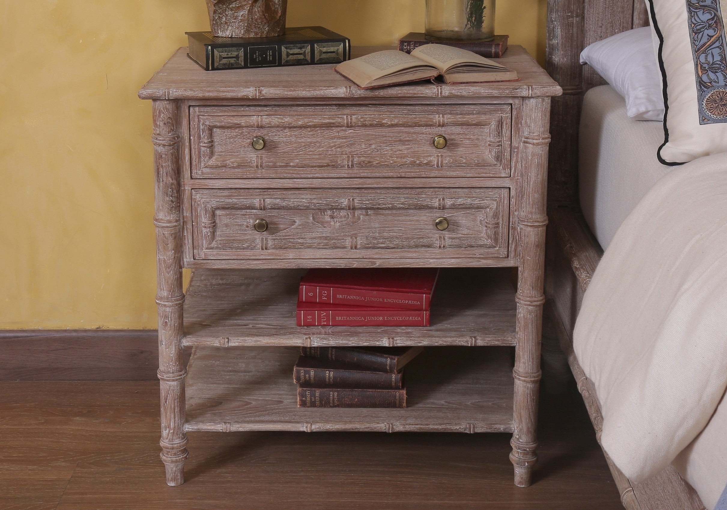 Curacao Bamboo Nightstand