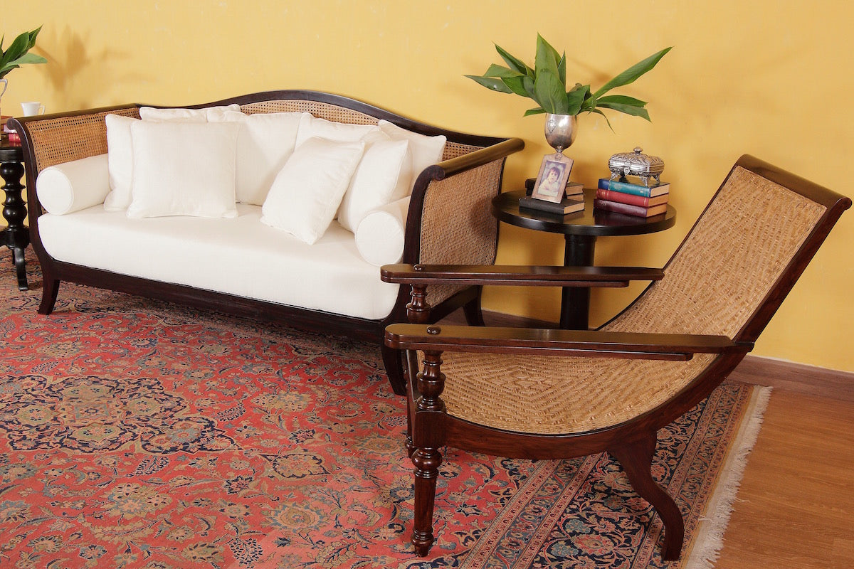 Duff Caned Sofa