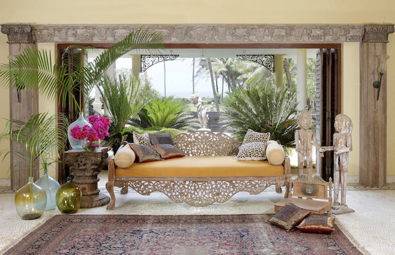 A Sunshine Yellow Beach Home in Alibaug